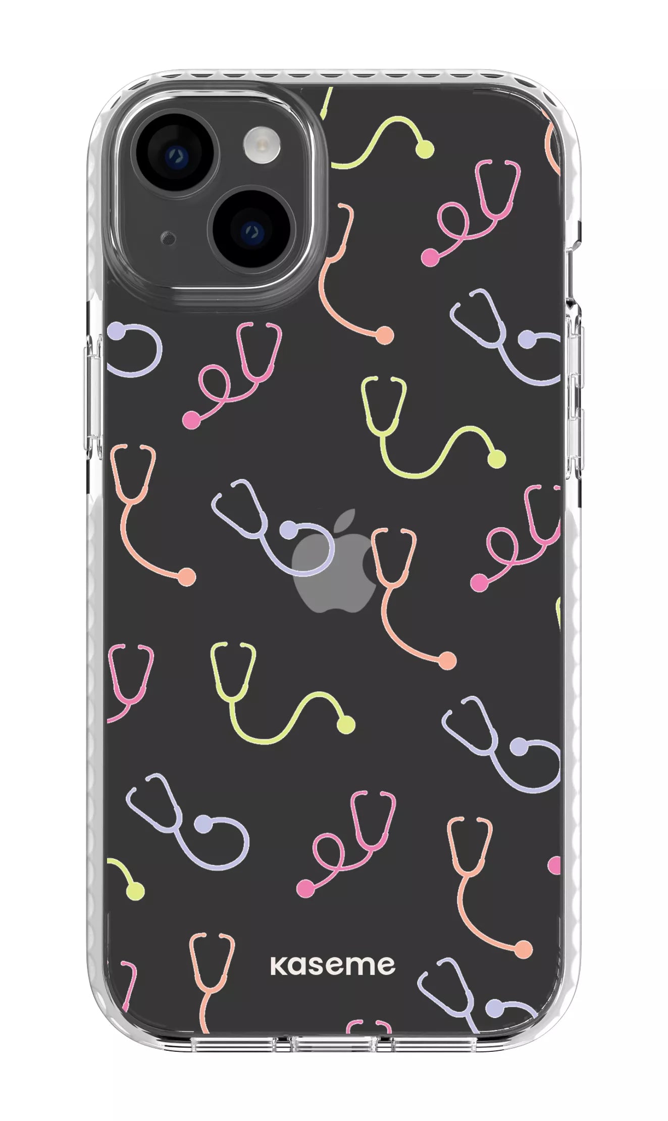 iPhone 14 Plus Clear Case White Pulse Clear Case -