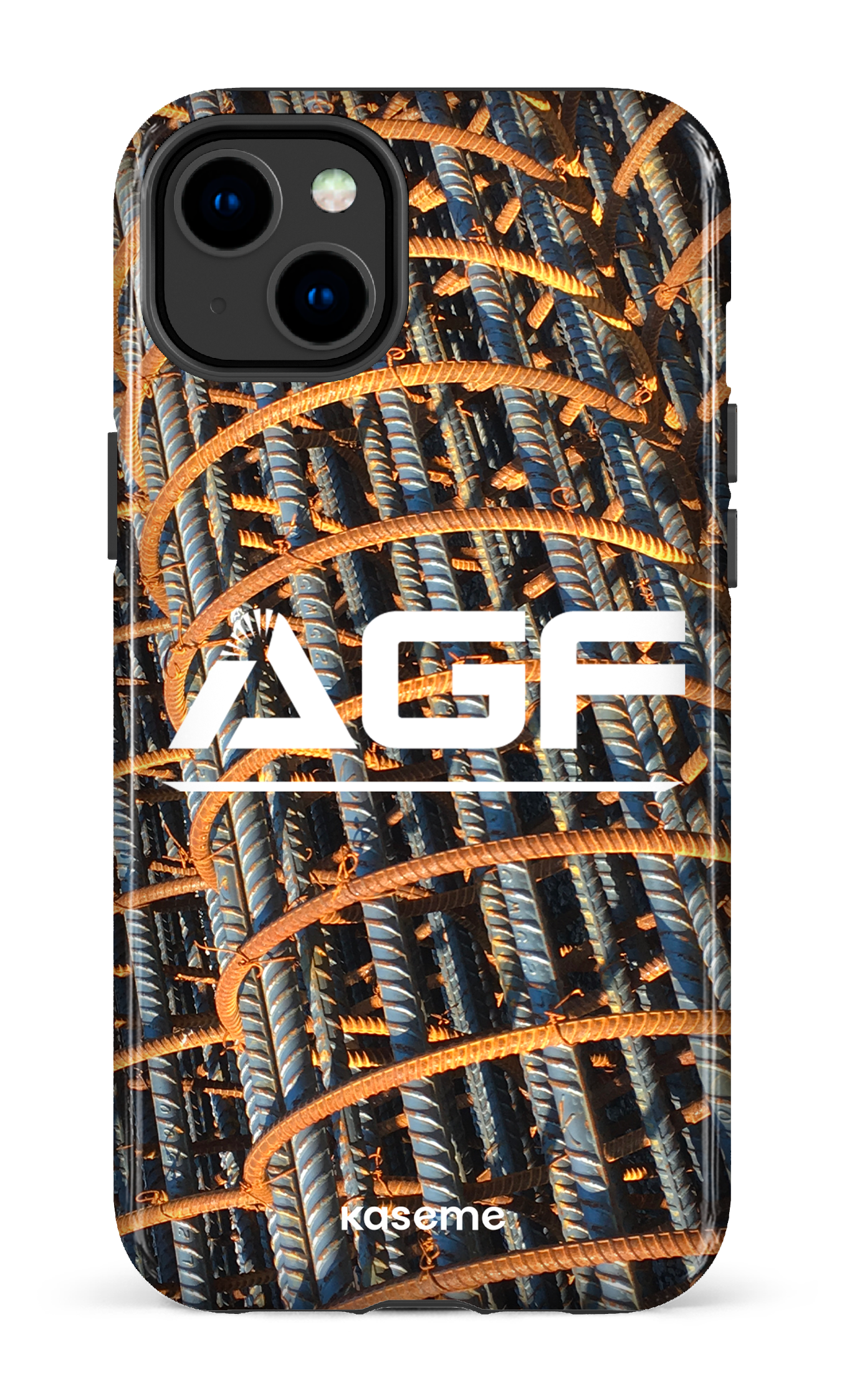 iPhone 14 Plus Tough Gloss AGF Acier -