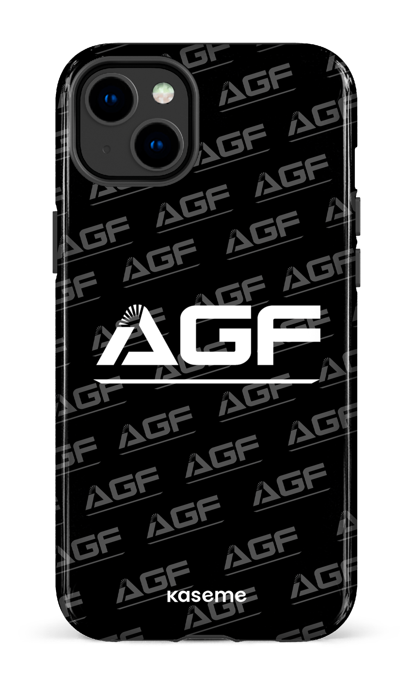 iPhone 14 Plus Tough Gloss AGF Noir -