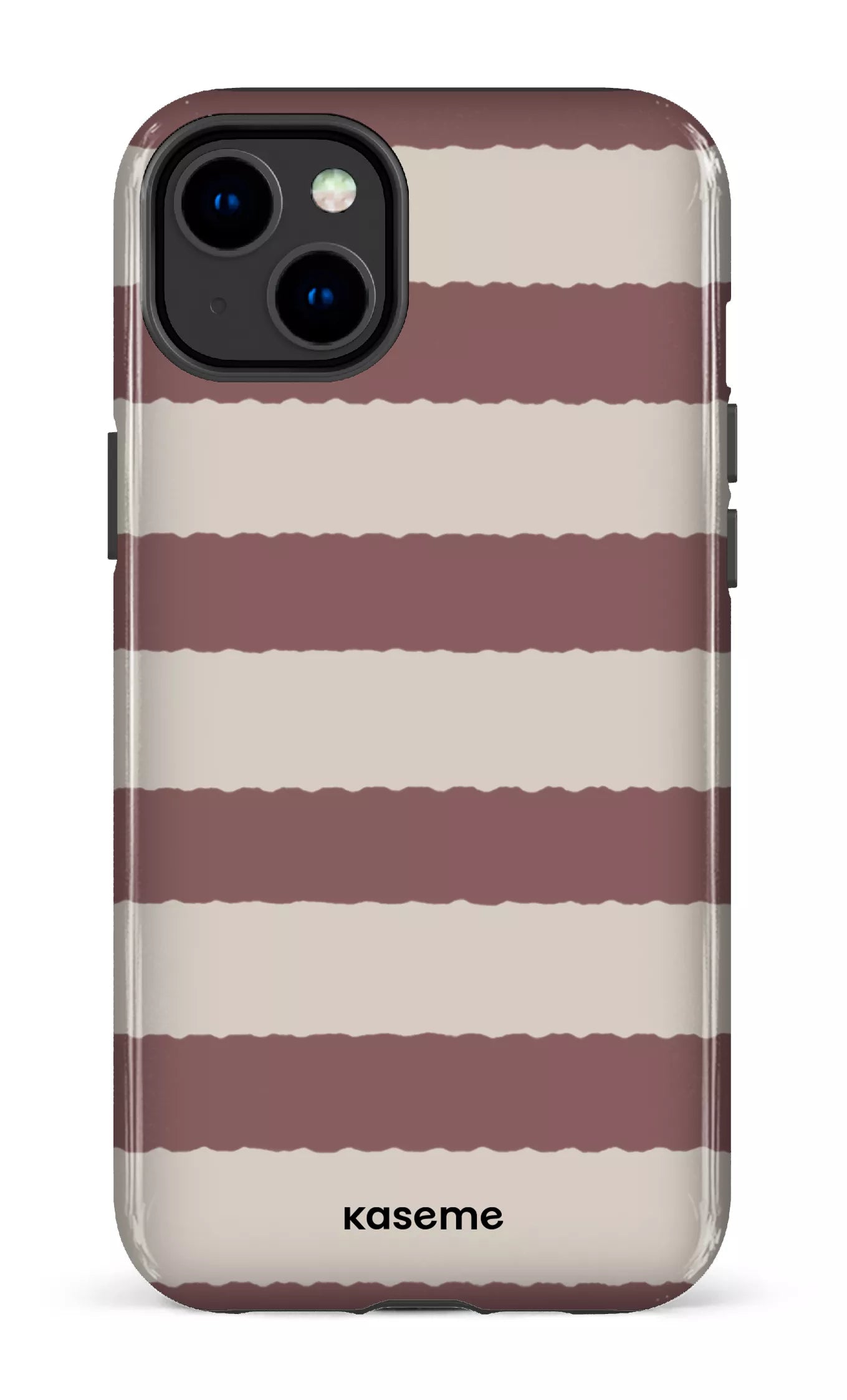 iPhone 14 Plus Tough Gloss Aligned Brown -