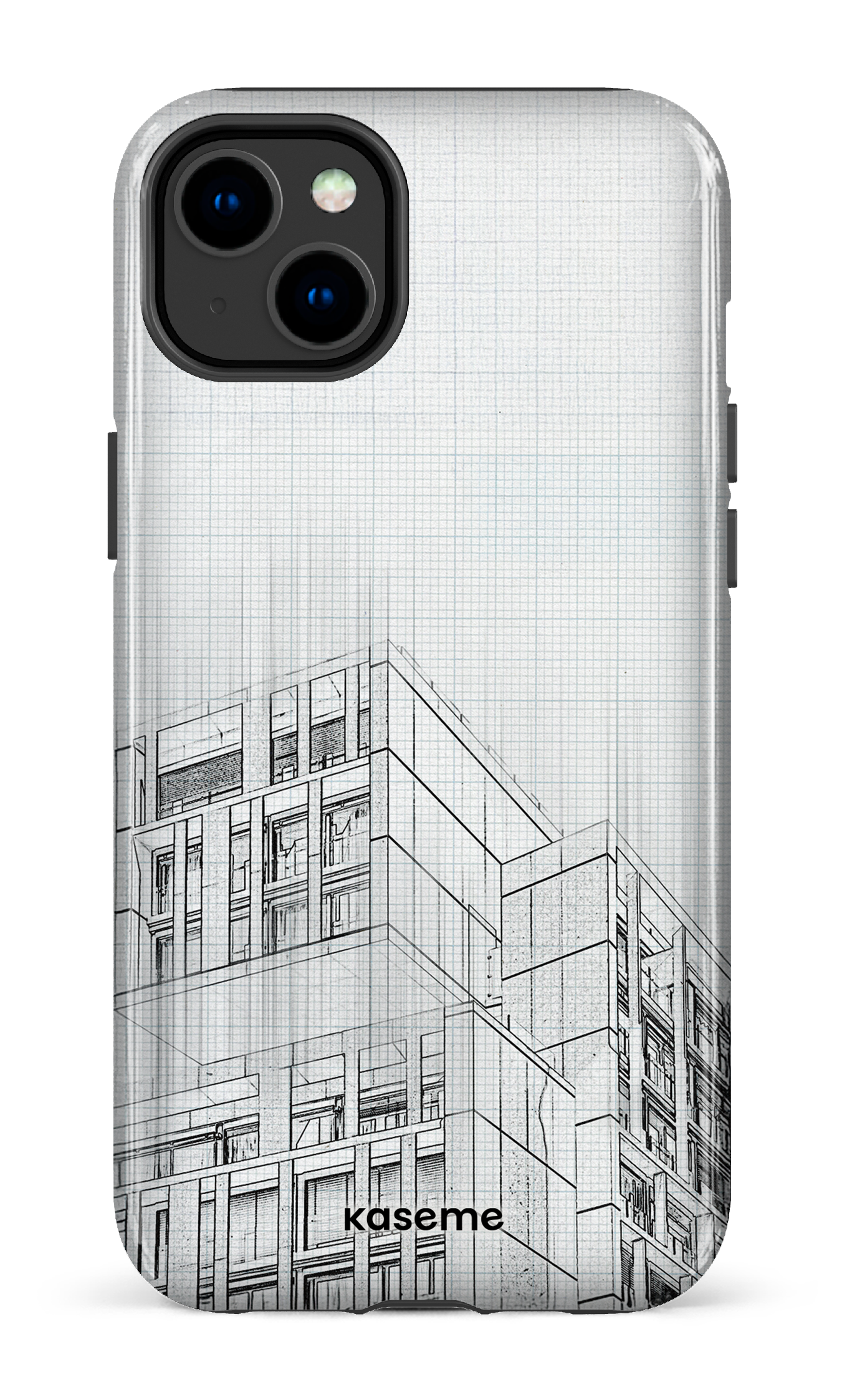 iPhone 14 Plus Tough Gloss Blueprint -