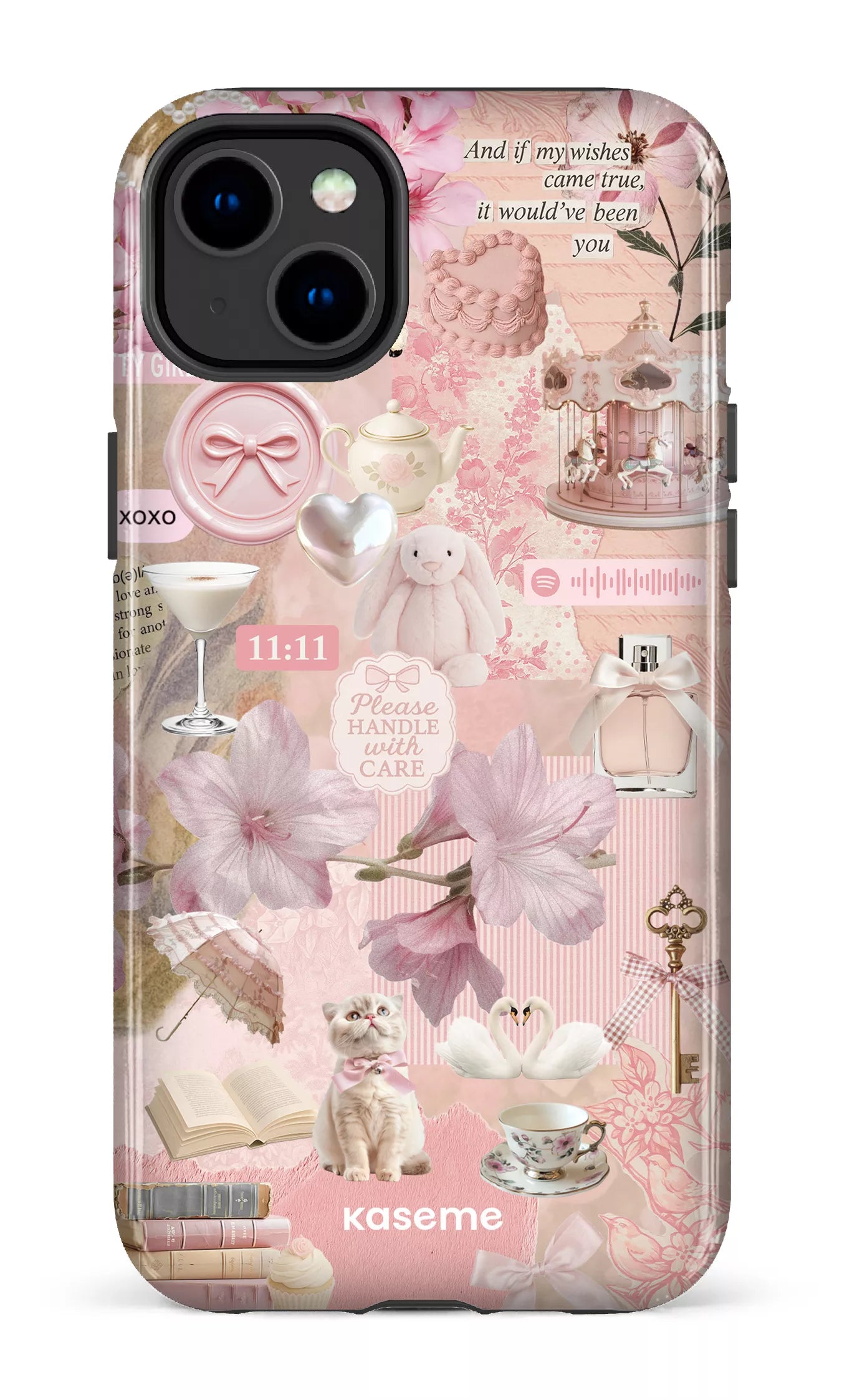 iPhone 14 Plus Tough Gloss Coquette Diary -