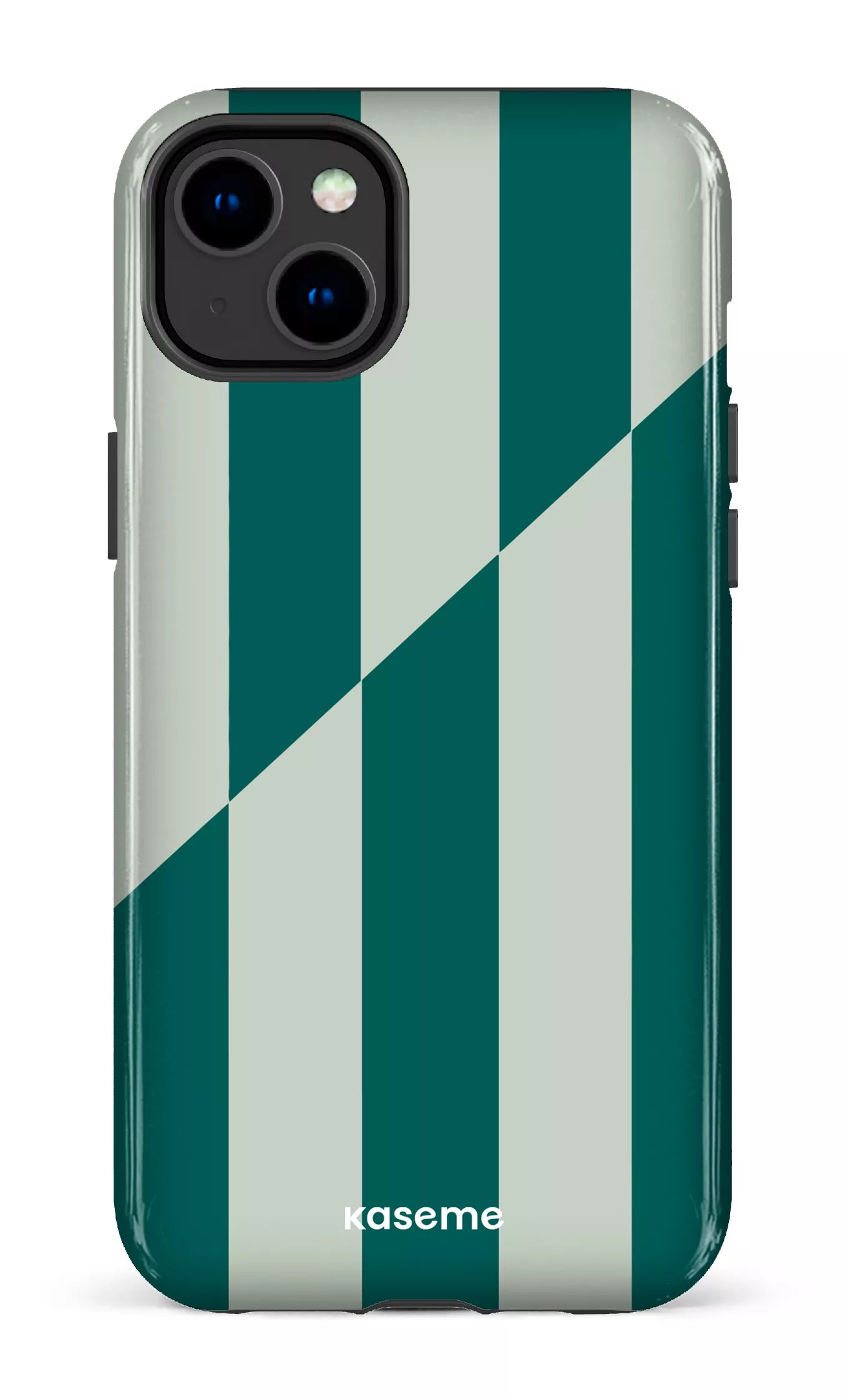 iPhone 14 Plus Tough Gloss Divided Green -