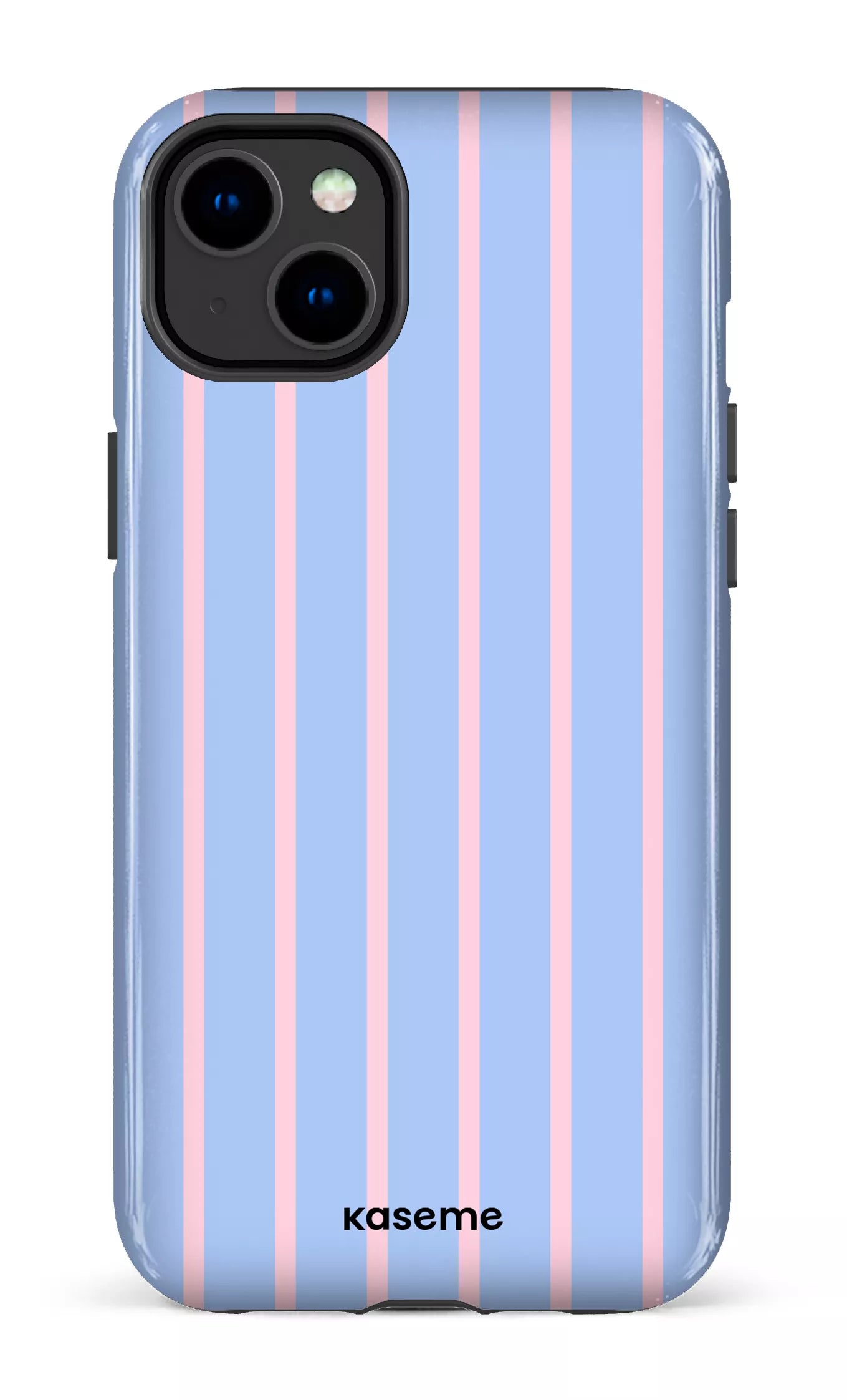 iPhone 14 Plus Tough Gloss Dolce Striscia Blue -