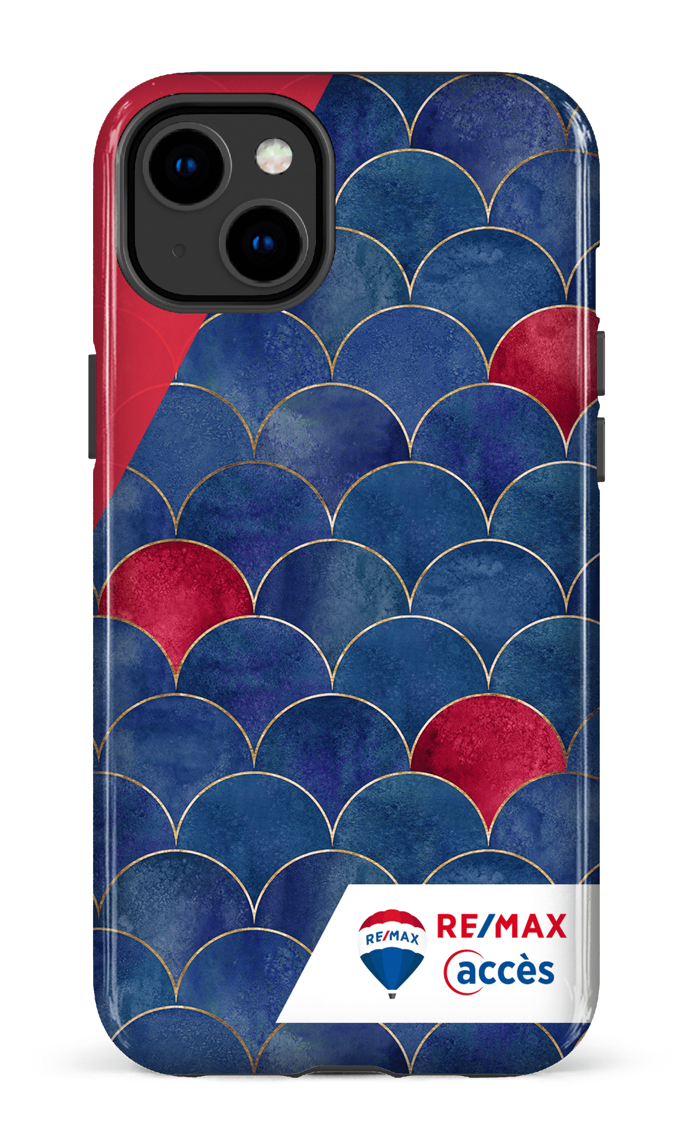 iPhone 14 Plus Tough Gloss Écailles bicolores -