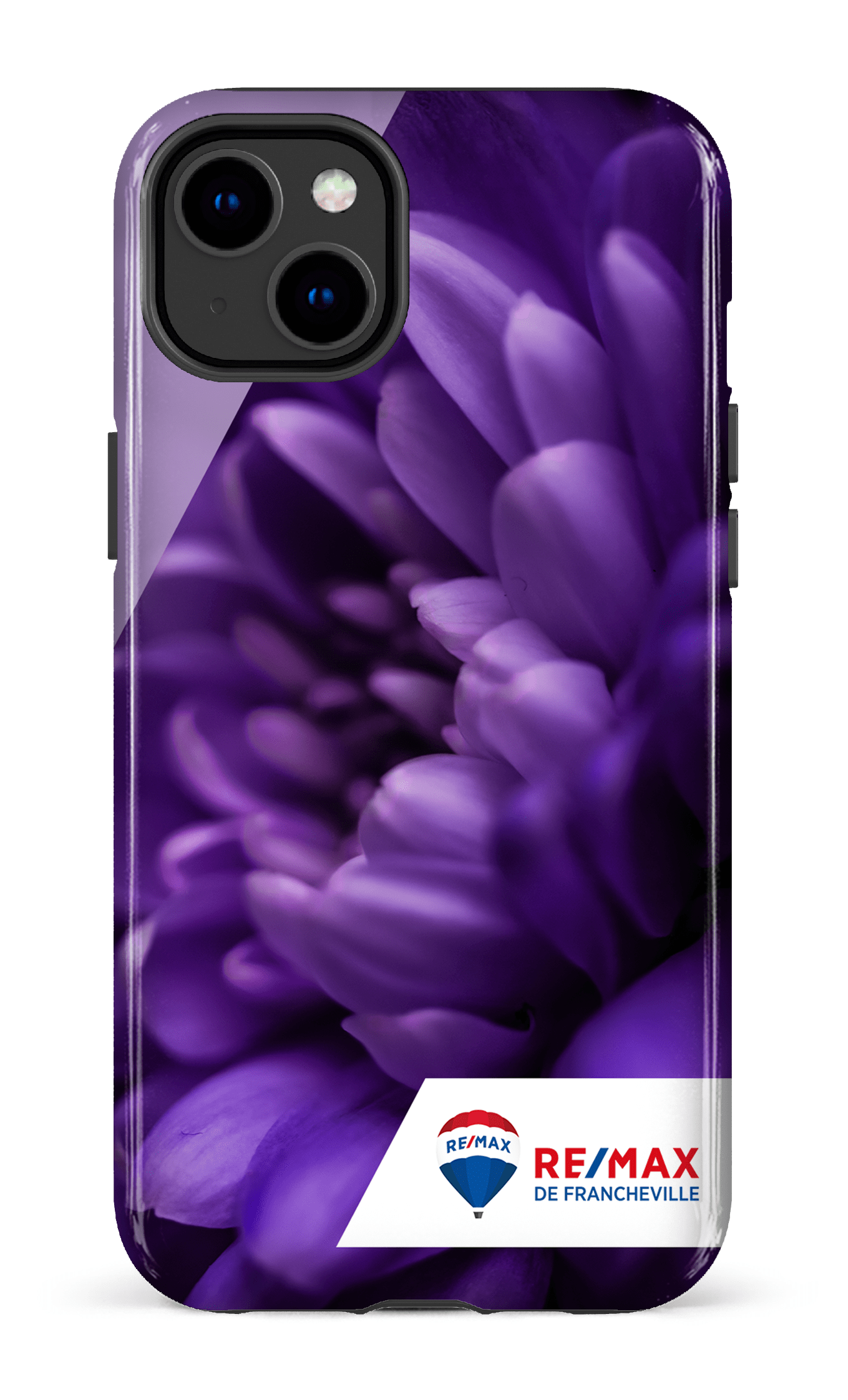 iPhone 14 Plus Tough Gloss Fleur gros plan de Francheville -