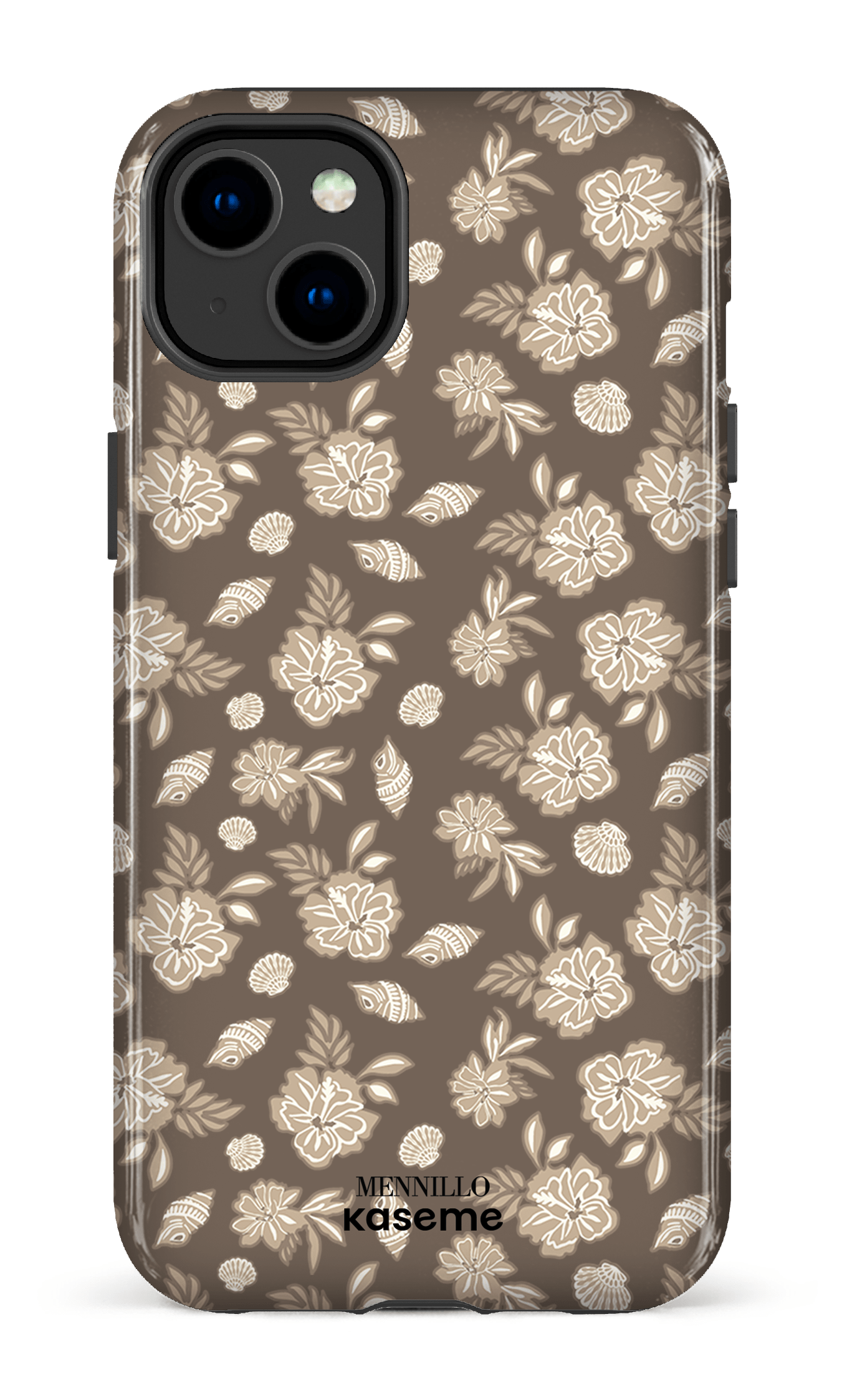 iPhone 14 Plus Tough Gloss Floral Cream -