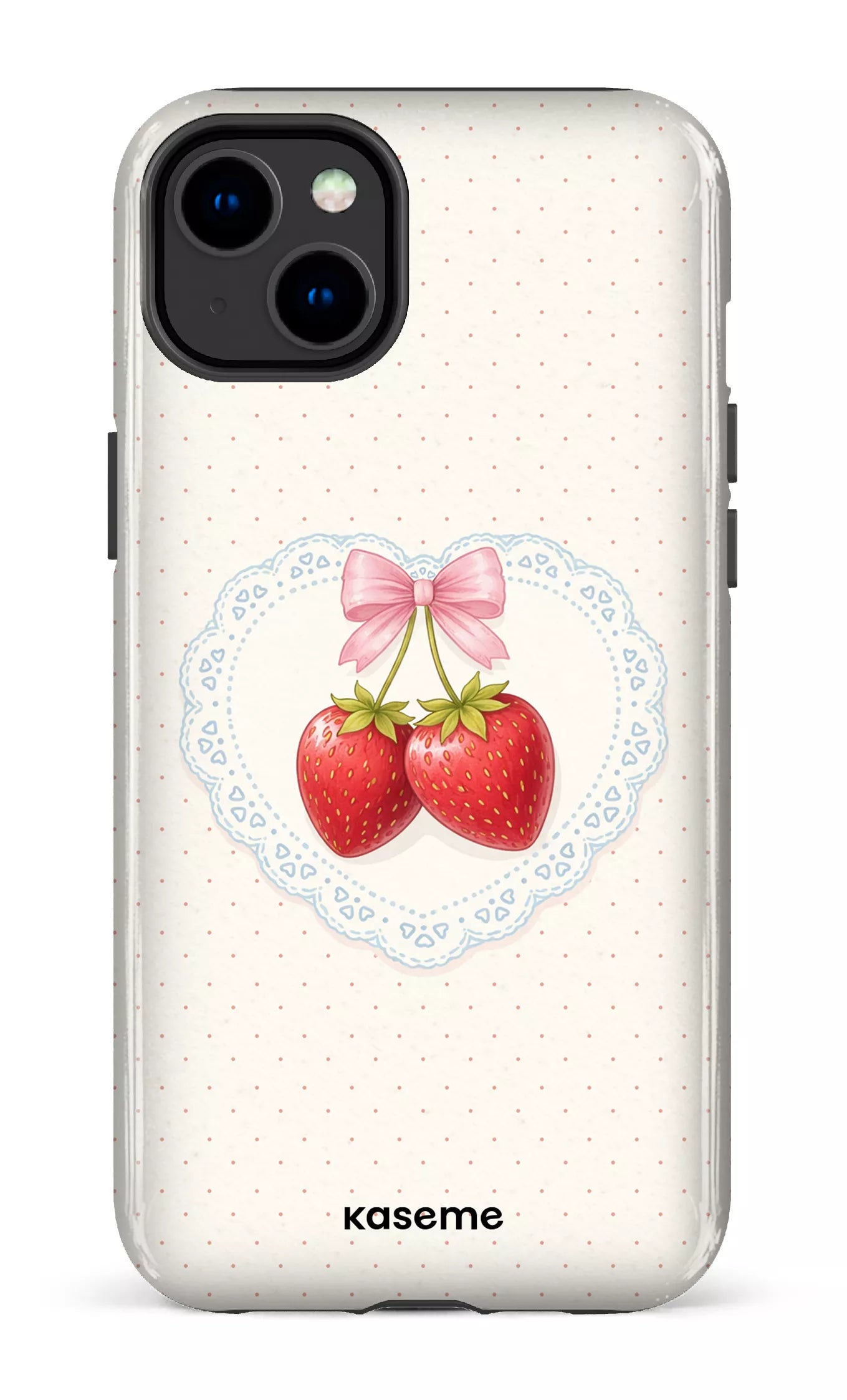 iPhone 14 Plus Tough Gloss Fresa Lace -