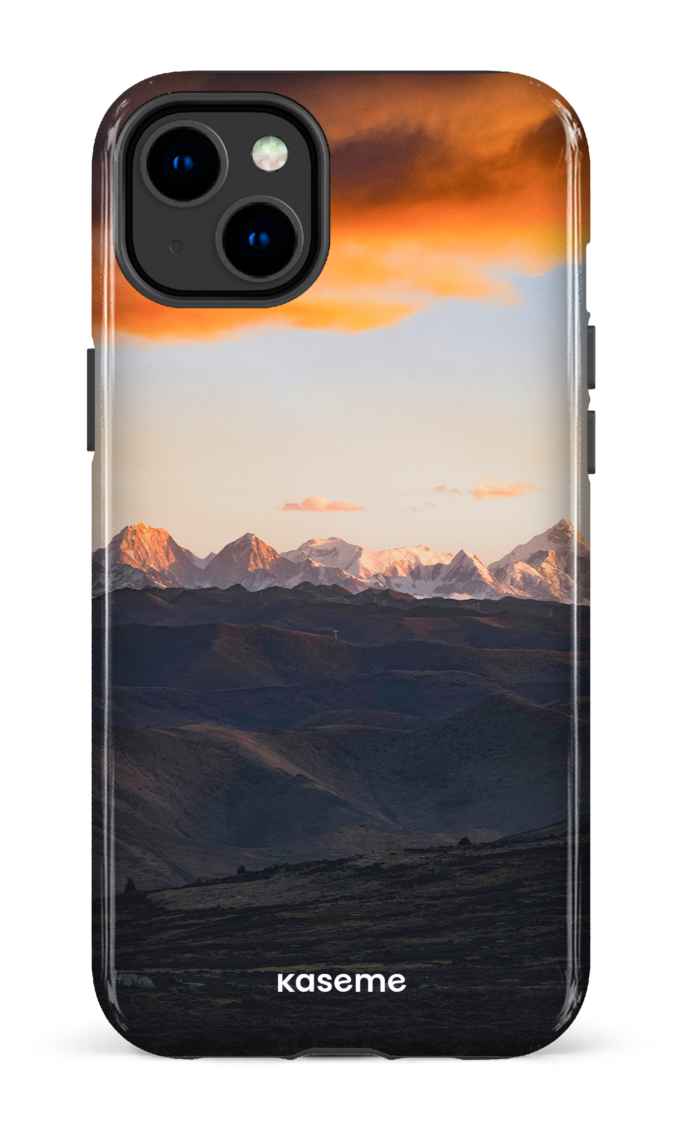 iPhone 14 Plus Tough Gloss Golden Peaks -