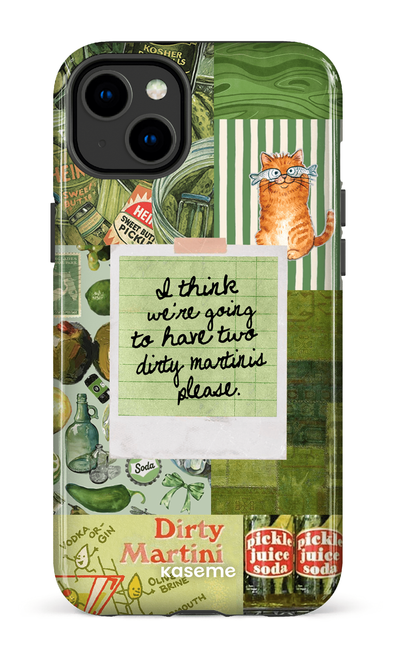 iPhone 14 Plus Tough Gloss Green Hour -