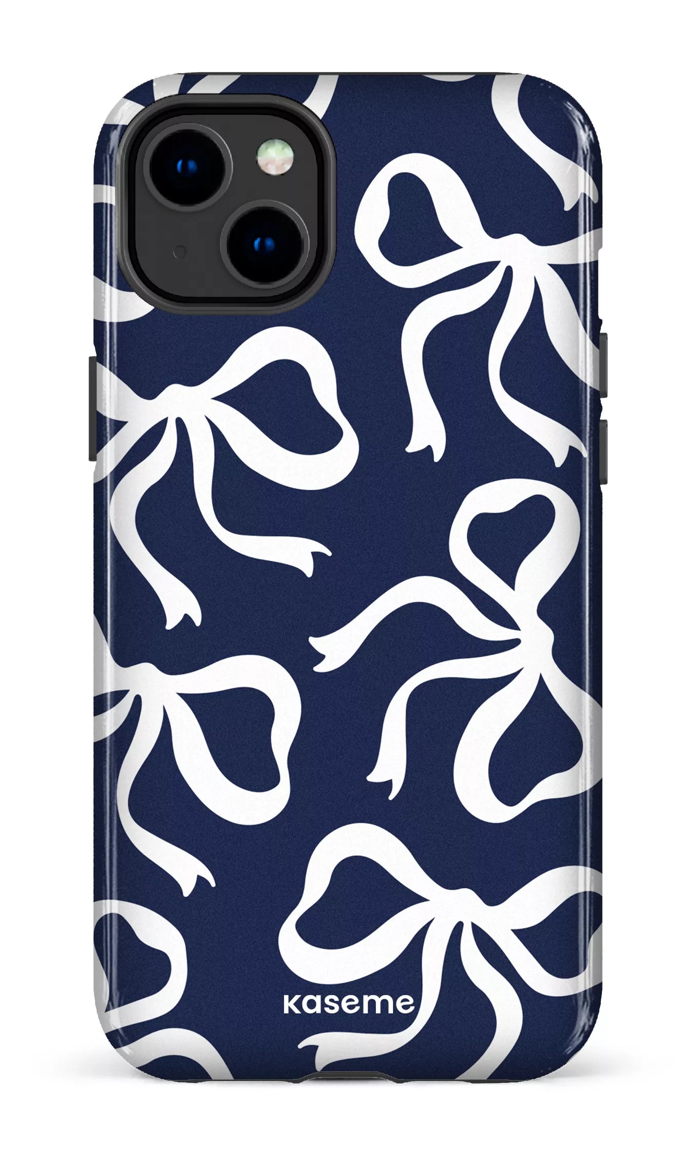 iPhone 14 Plus Tough Gloss Lace Navy -