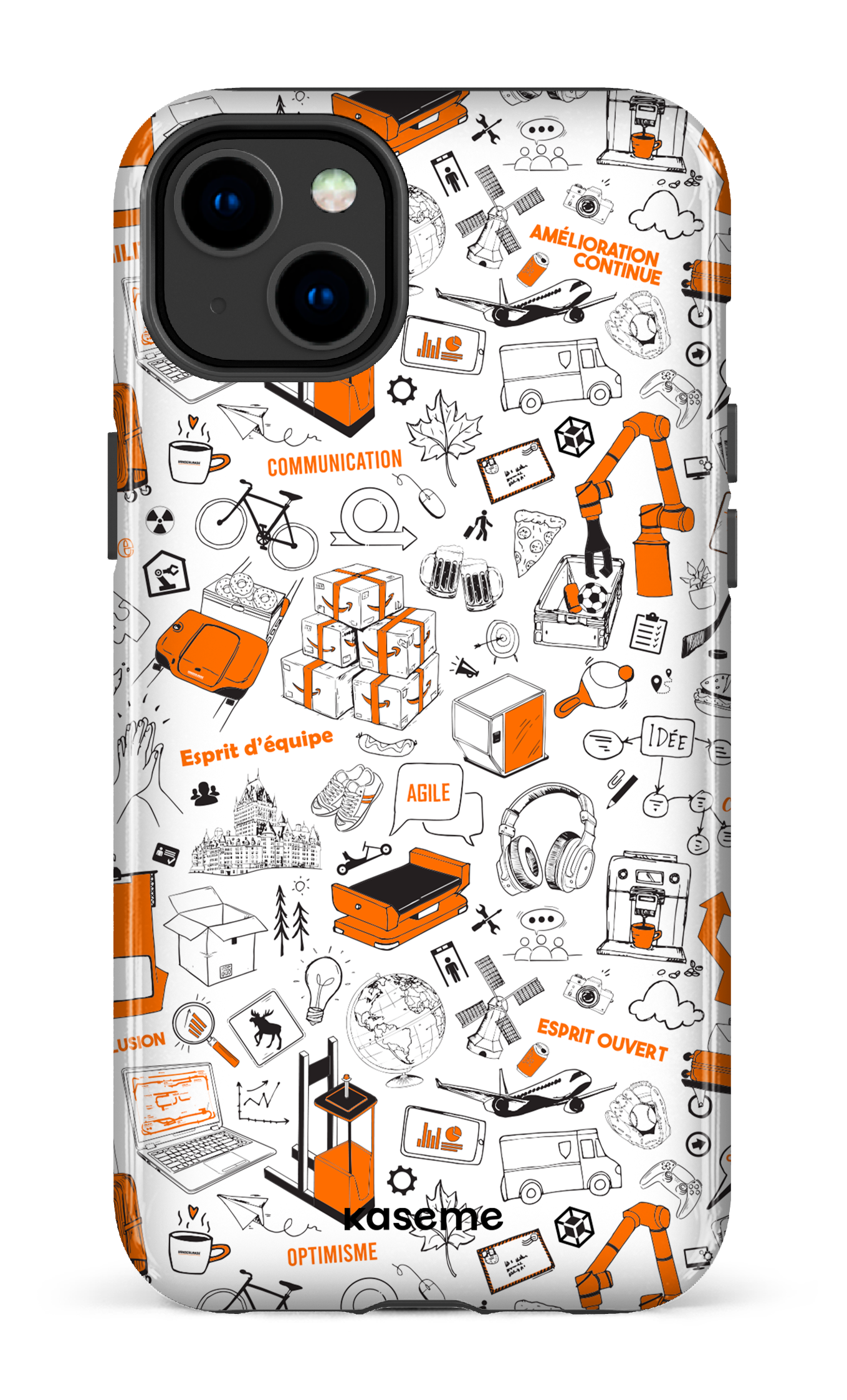 iPhone 14 Plus Tough Gloss Murale Vanderlande -