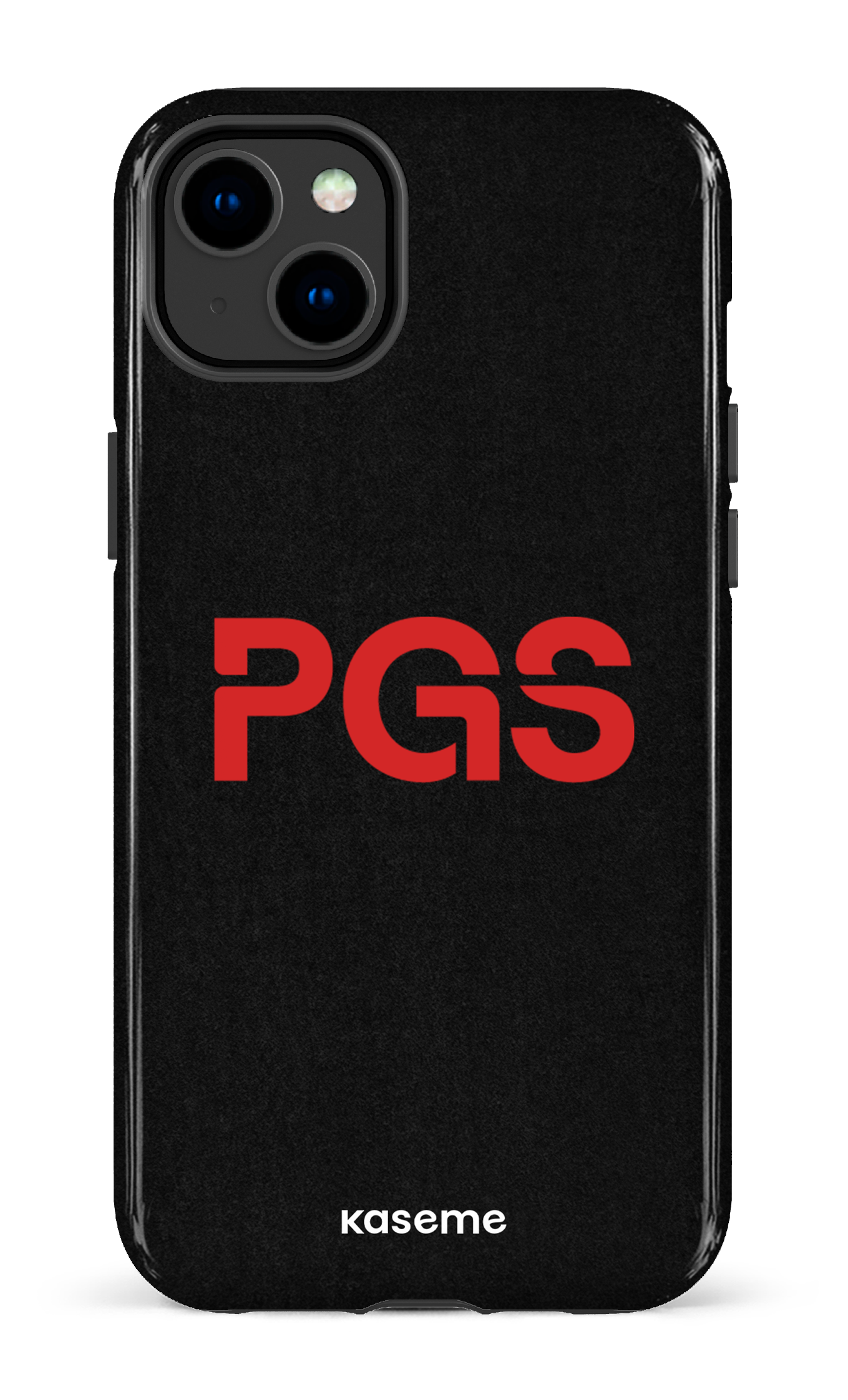 iPhone 14 Plus Tough Gloss PGS Noir&Rouge -