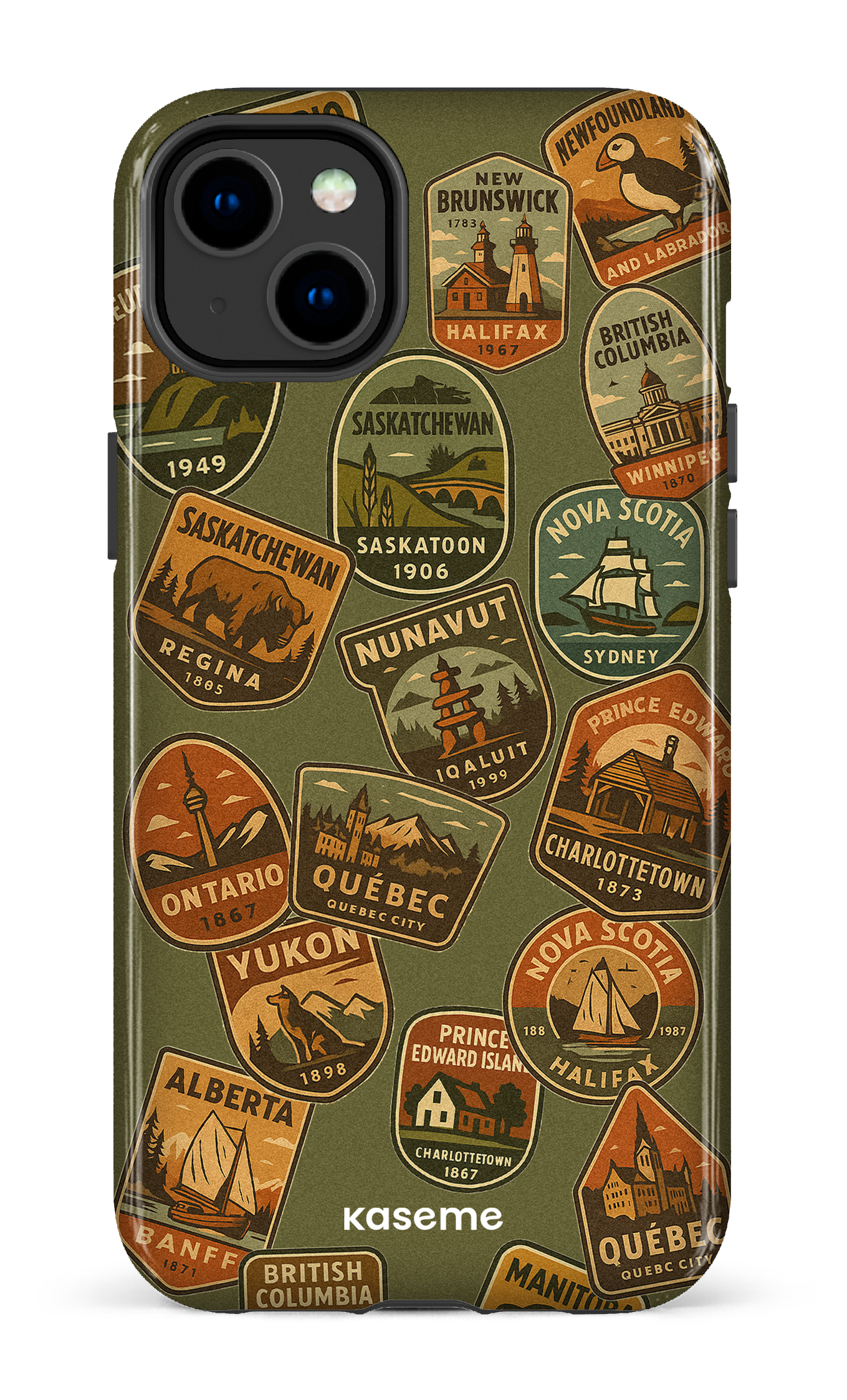 iPhone 14 Plus Tough Gloss Provinces -