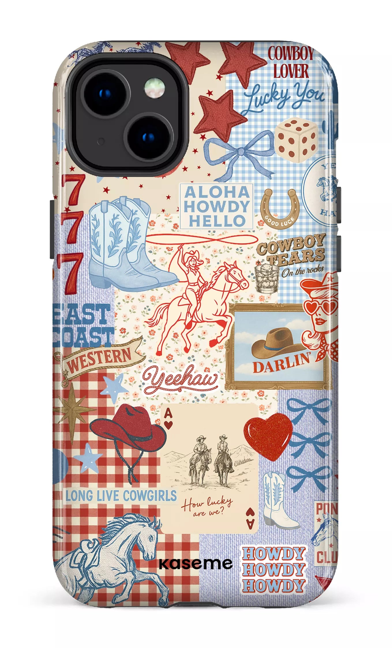 iPhone 14 Plus Tough Gloss Rodeo Romance -