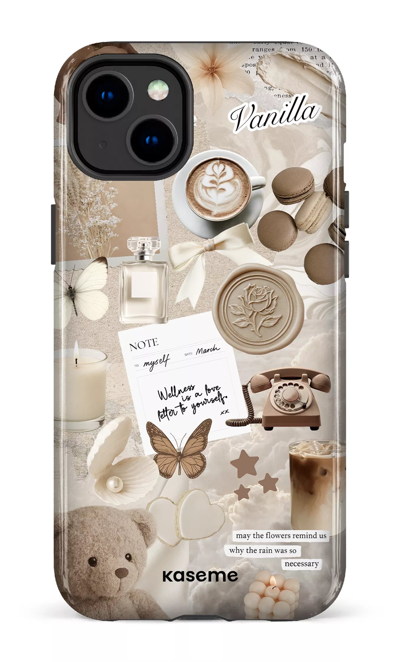 iPhone 14 Plus Tough Gloss Vanilla Reverie -