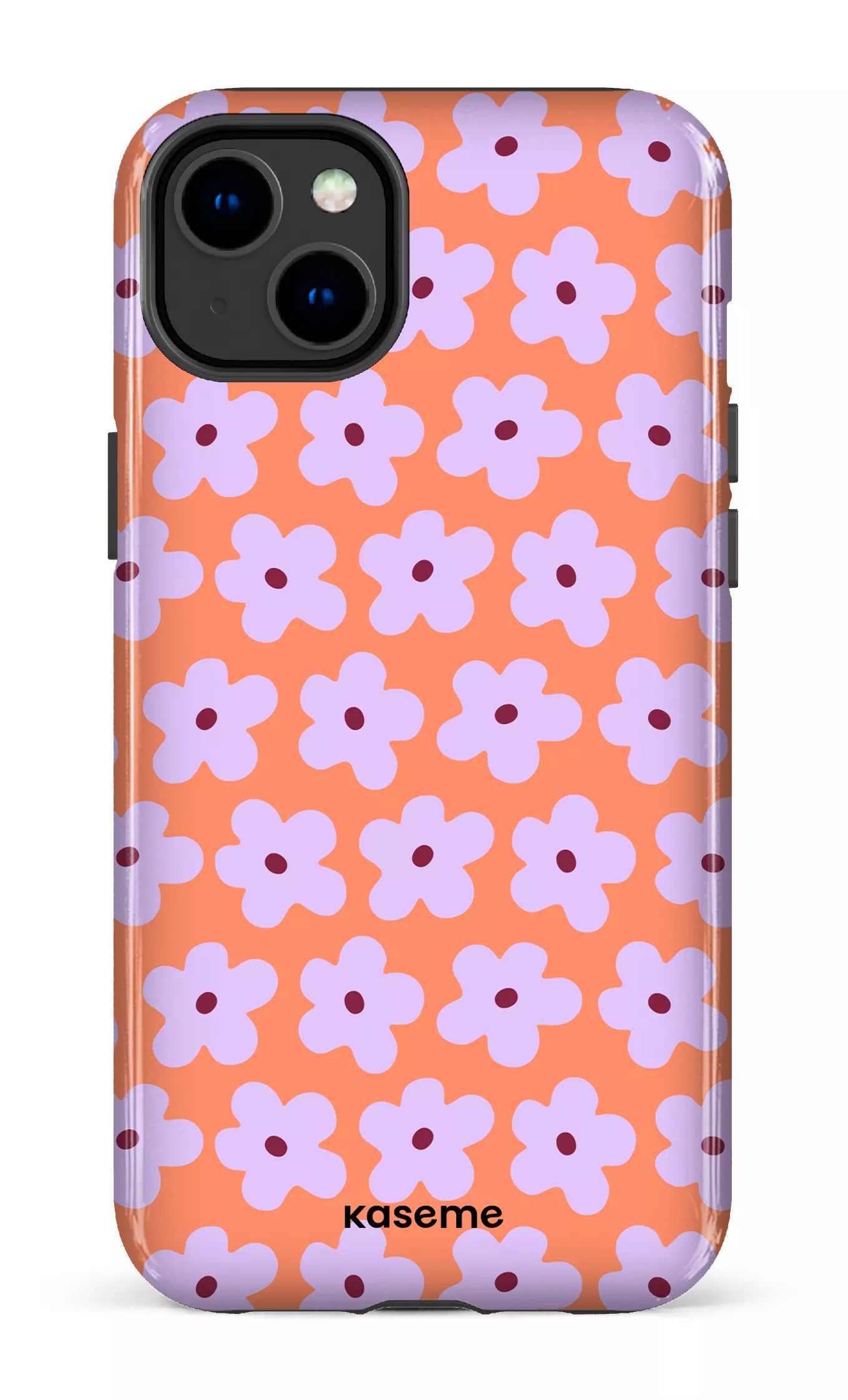 iPhone 14 Plus Tough Gloss Viva la Fiori Orange -