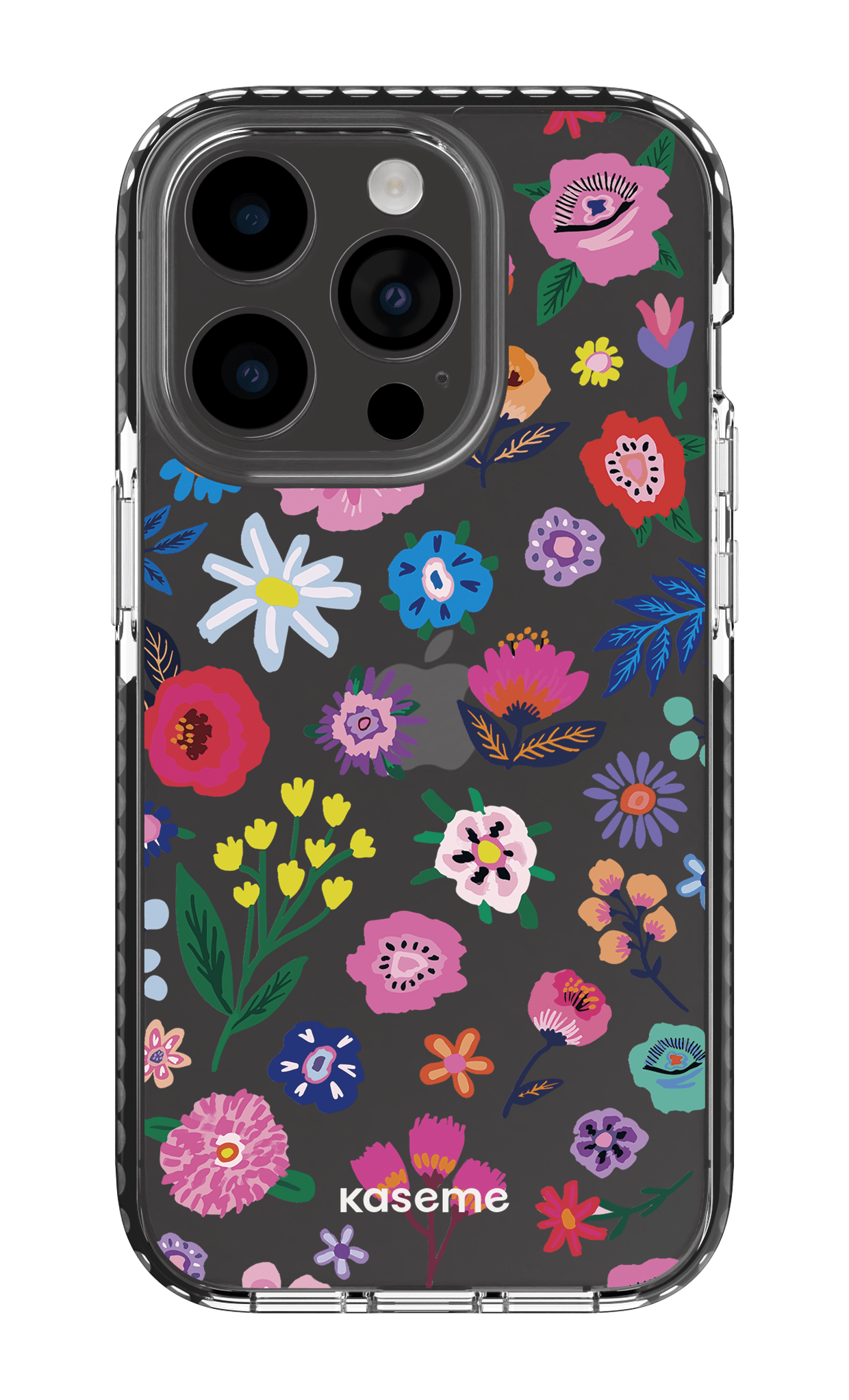 iPhone 14 Pro Clear Case - Black Aura Clear Case -