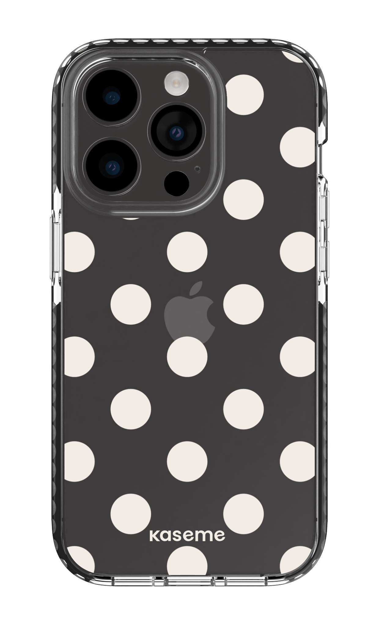 iPhone 14 Pro Clear Case - Black Couture Clear Case -