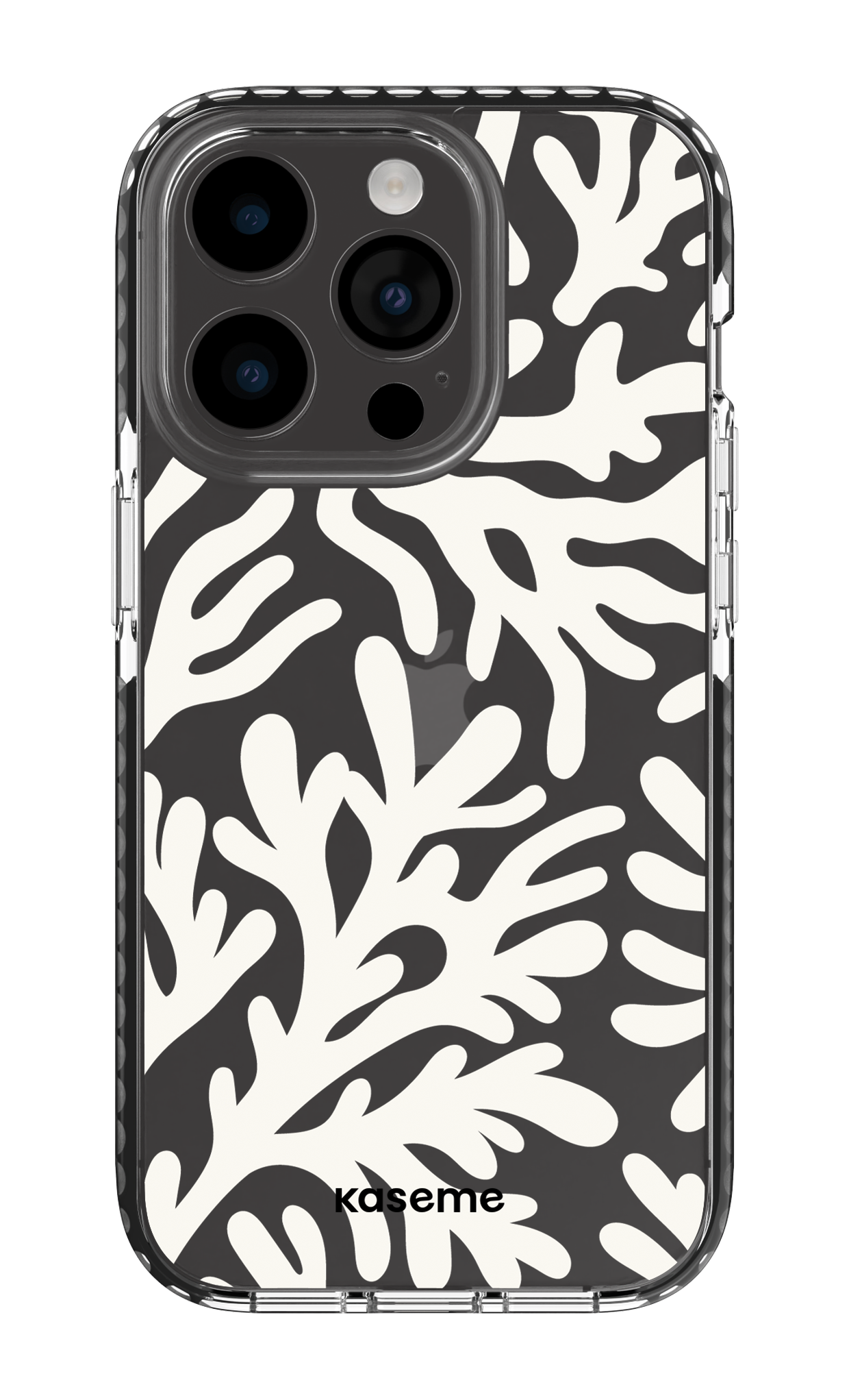 iPhone 14 Pro Clear Case - Black Koralia Clear Case -