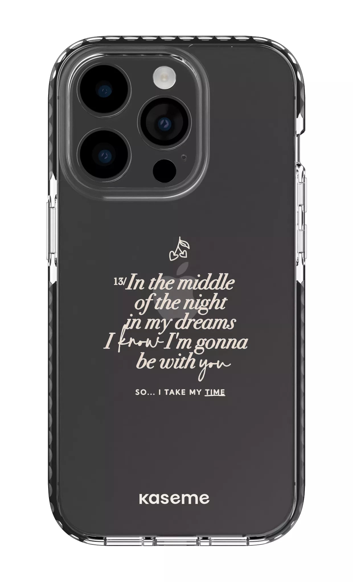 iPhone 14 Pro Clear Case - Black Ready For It Clear Case -