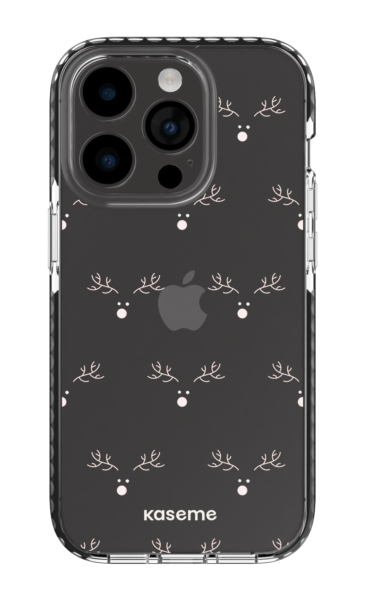 iPhone 14 Pro Clear Case - Black Vixen Clear Case -