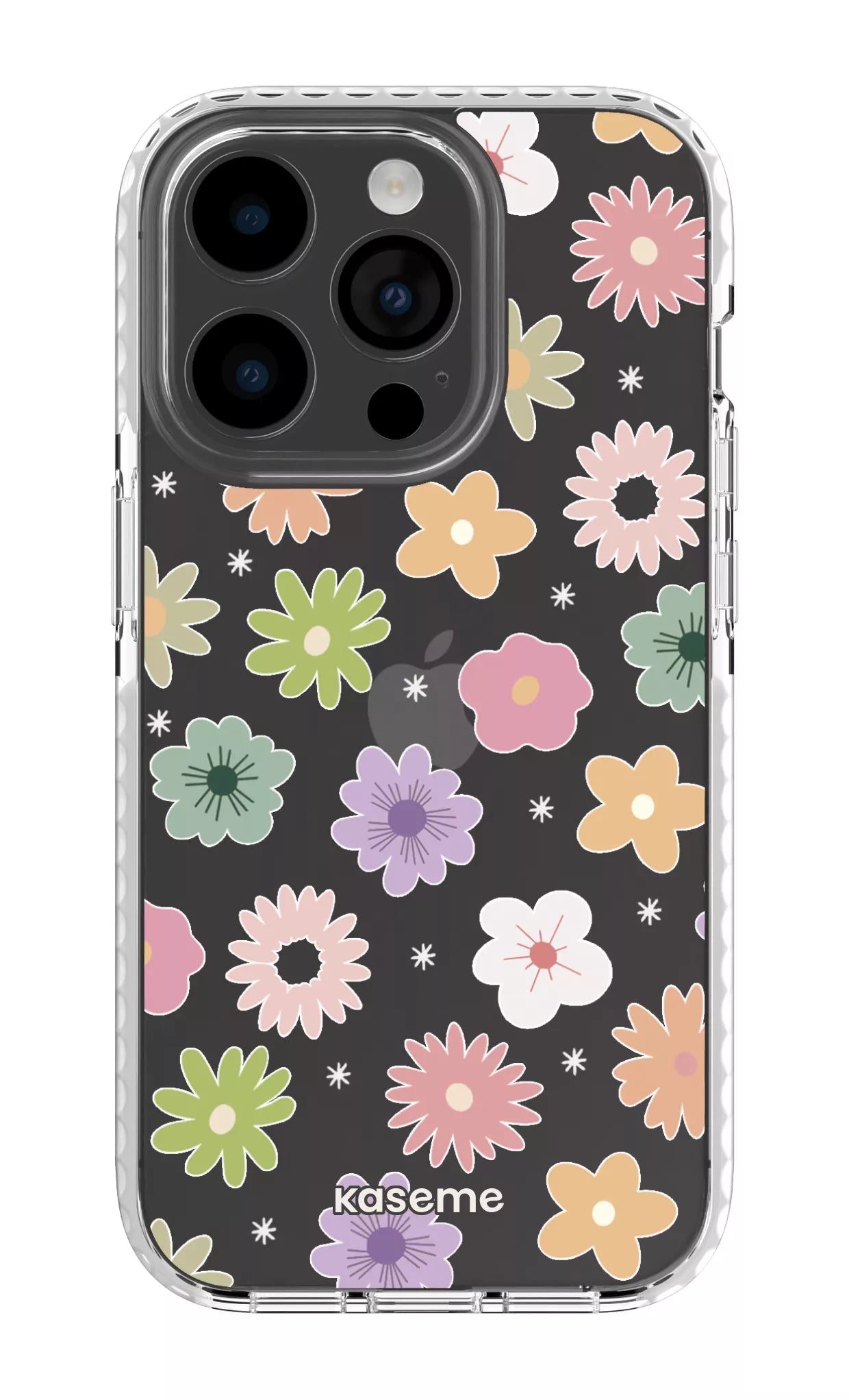 iPhone 14 Pro Clear Case white Adore small Clear Case -