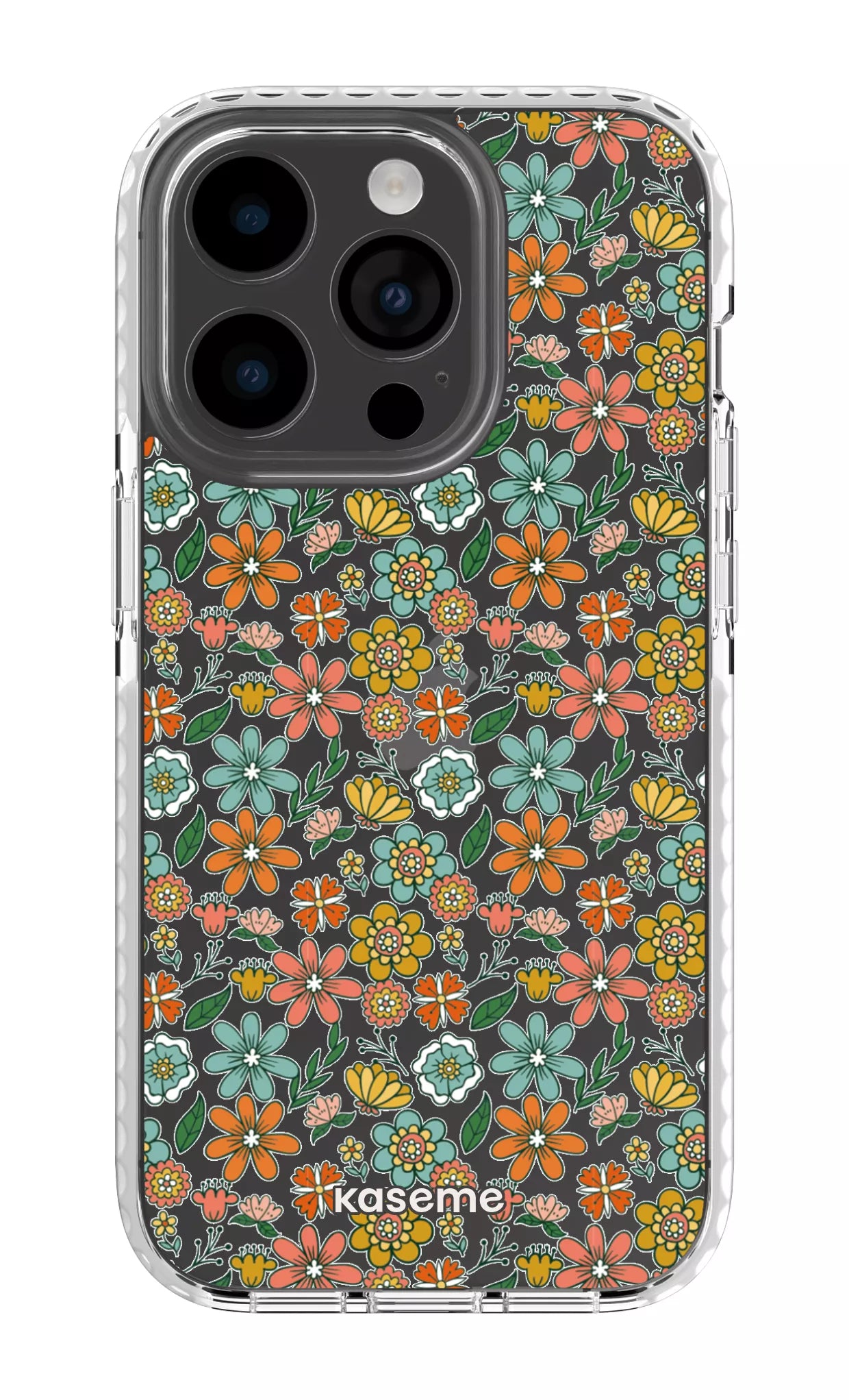 iPhone 14 Pro Clear Case white Bohemian Clear Case -