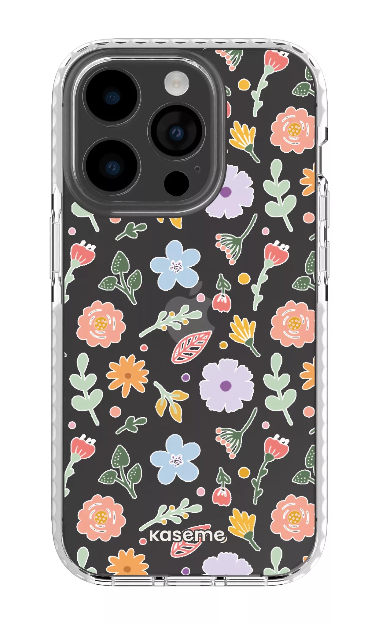 iPhone 14 Pro Clear Case white Charm Clear Case -