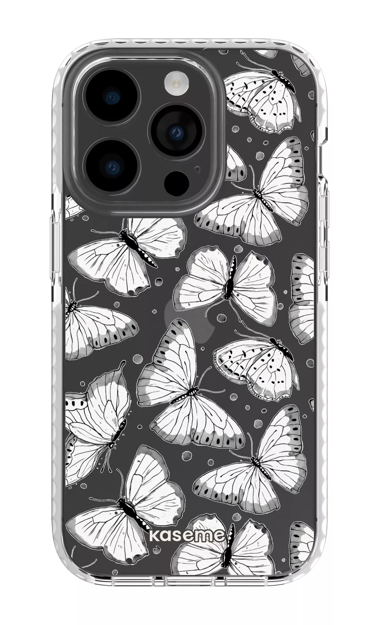 iPhone 14 Pro Clear Case white Float Clear Case -