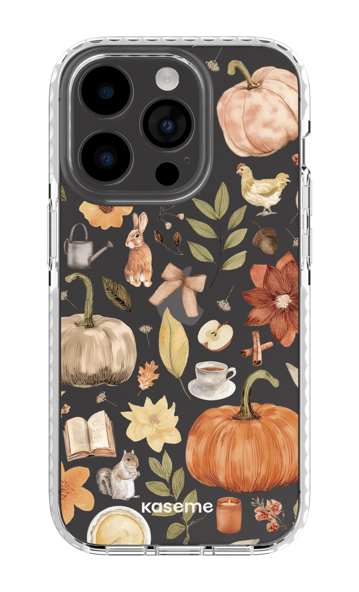 iPhone 14 Pro Clear Case white Harvest Hues Clear Case -