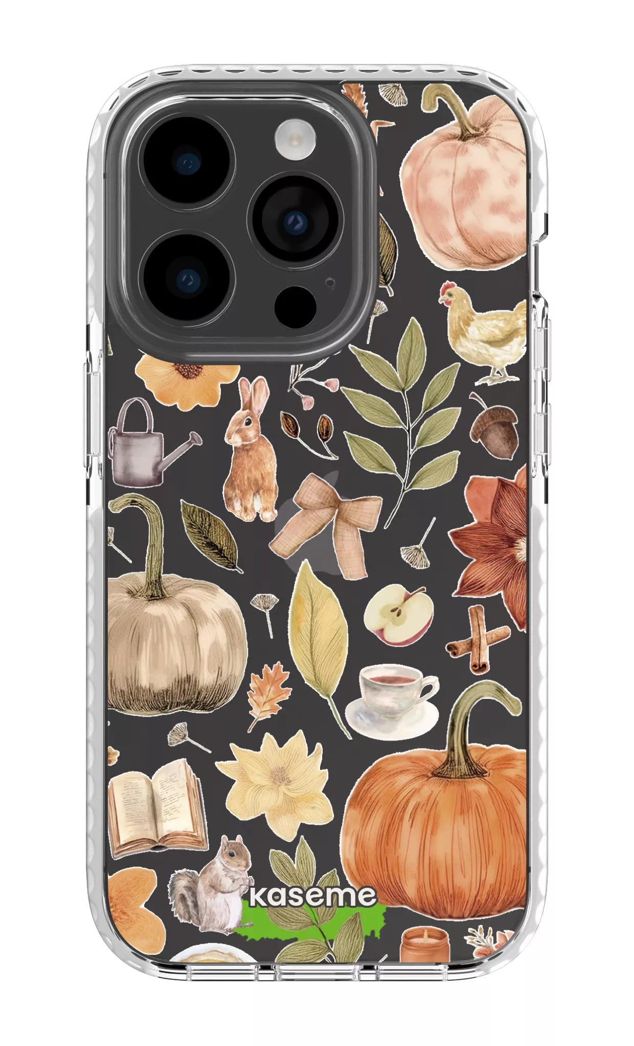 iPhone 14 Pro Clear Case white Harvest Hues Clear Case -