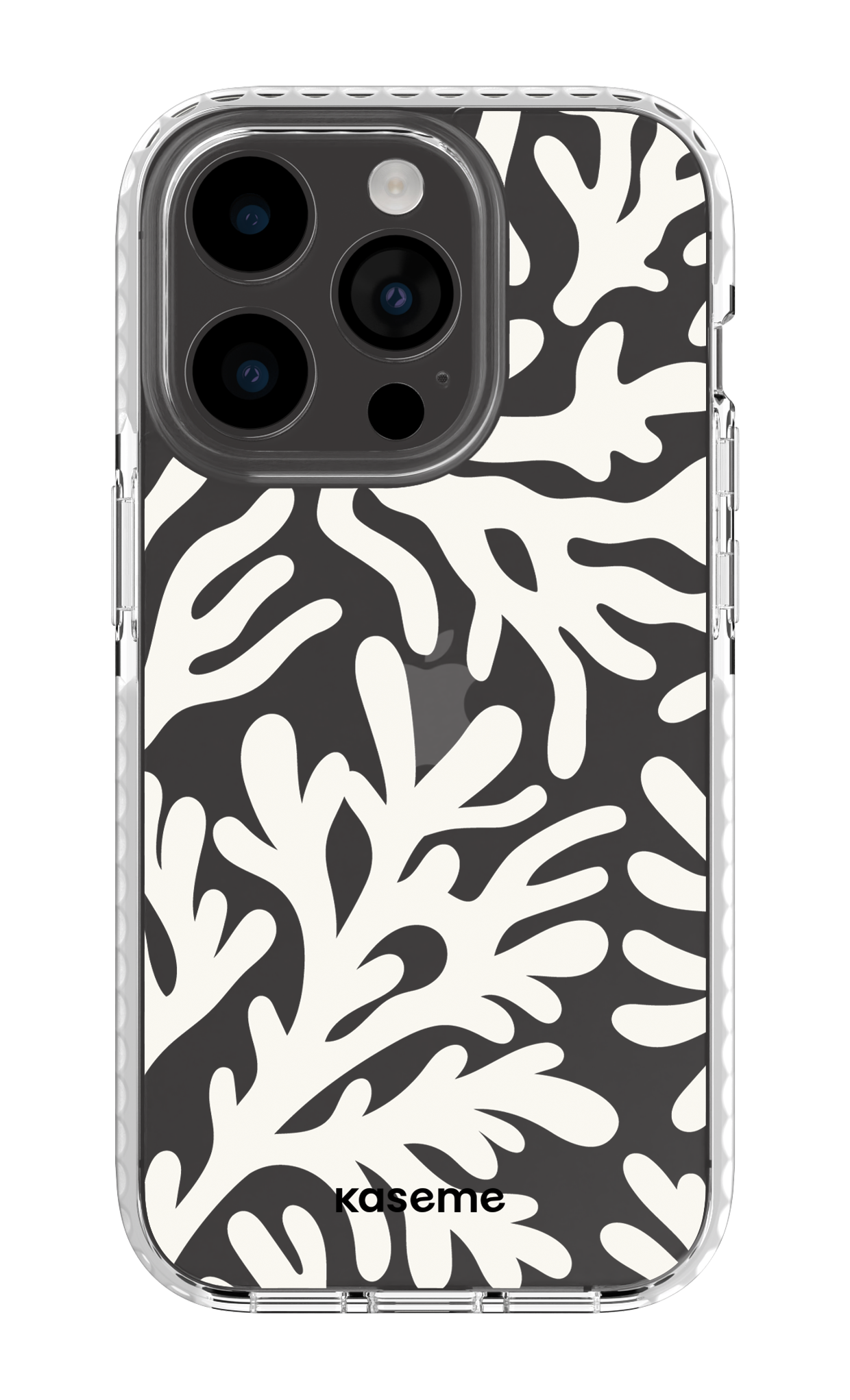 iPhone 14 Pro Clear Case white Koralia Clear Case -
