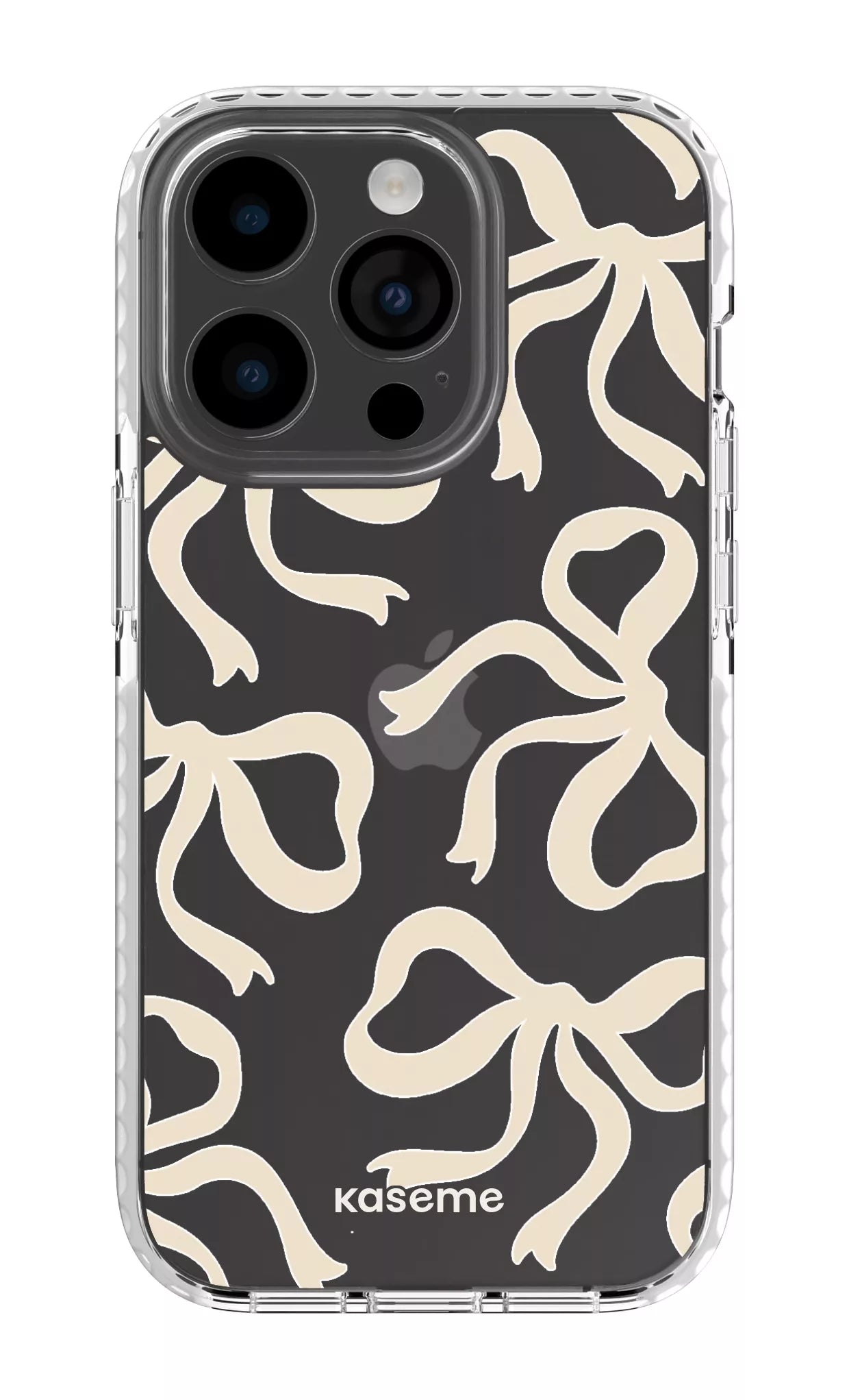 iPhone 14 Pro Clear Case white Lace Clear Case -