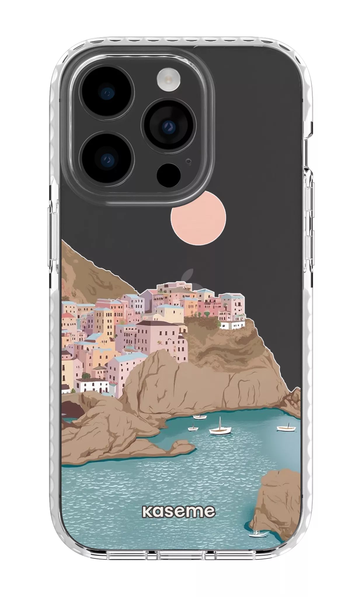 iPhone 14 Pro Clear Case white Mediterrana Clear Case -