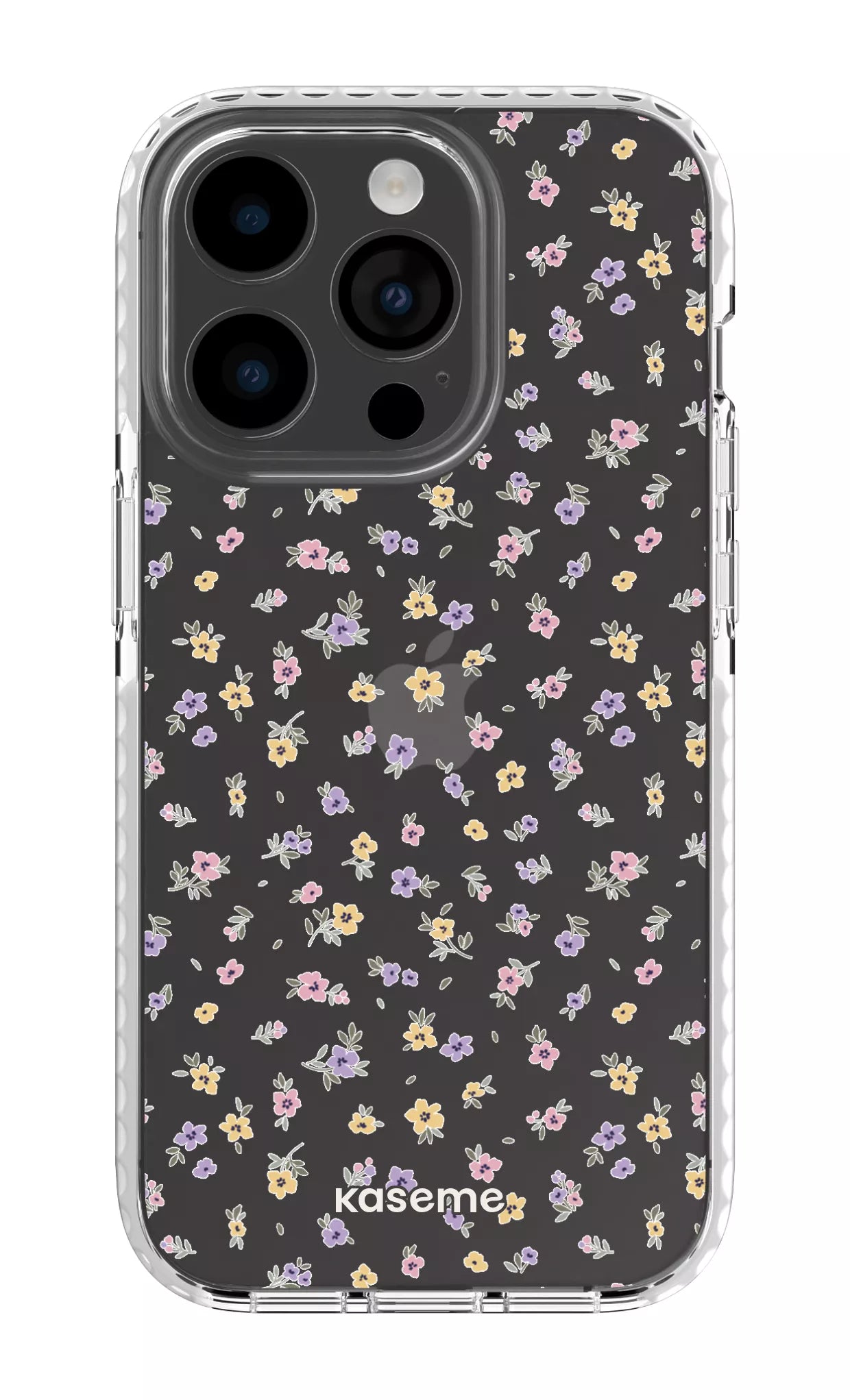 iPhone 14 Pro Clear Case white Porcelain Blossom Clear Case -