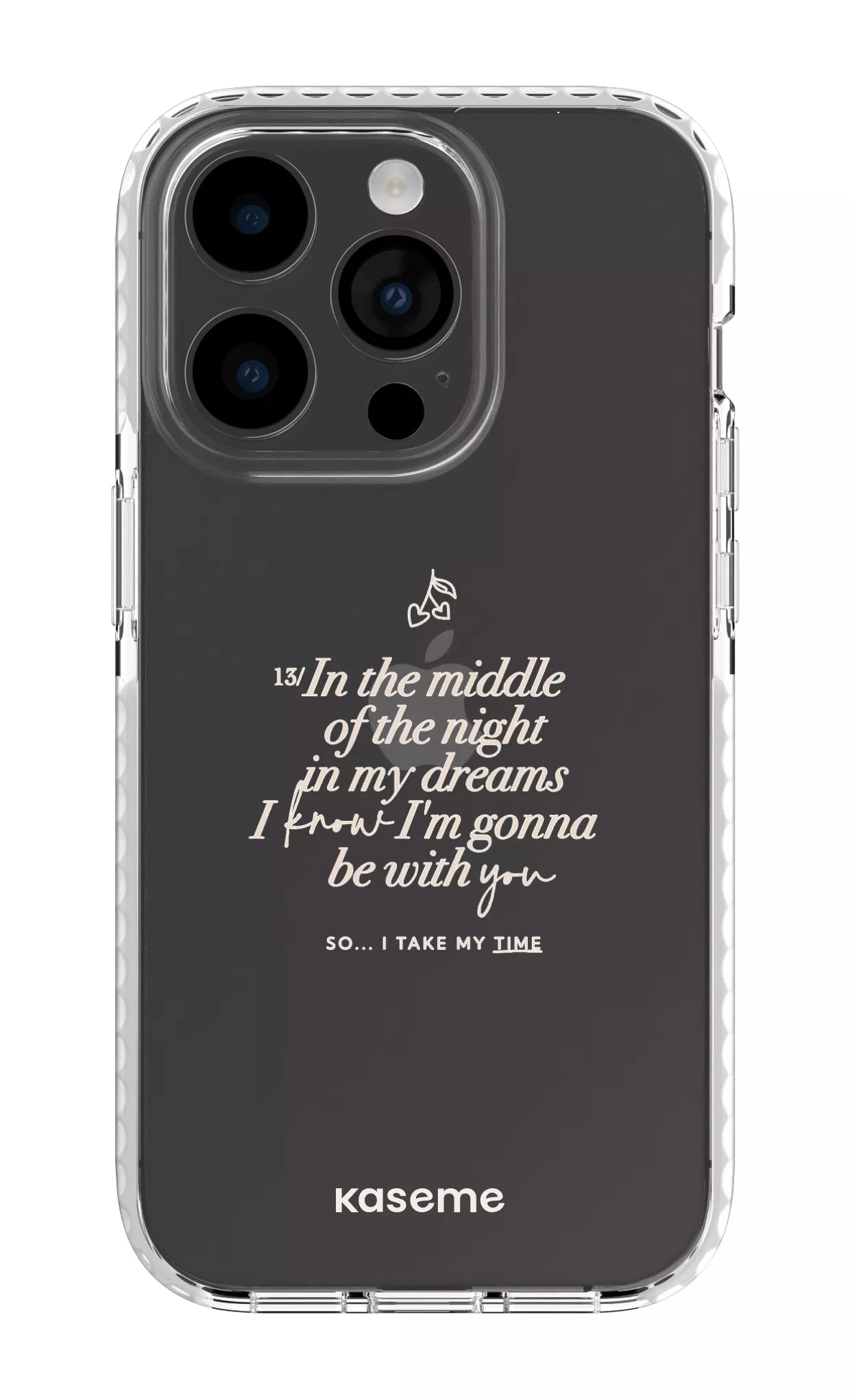 iPhone 14 Pro Clear Case white Ready For It Clear Case -