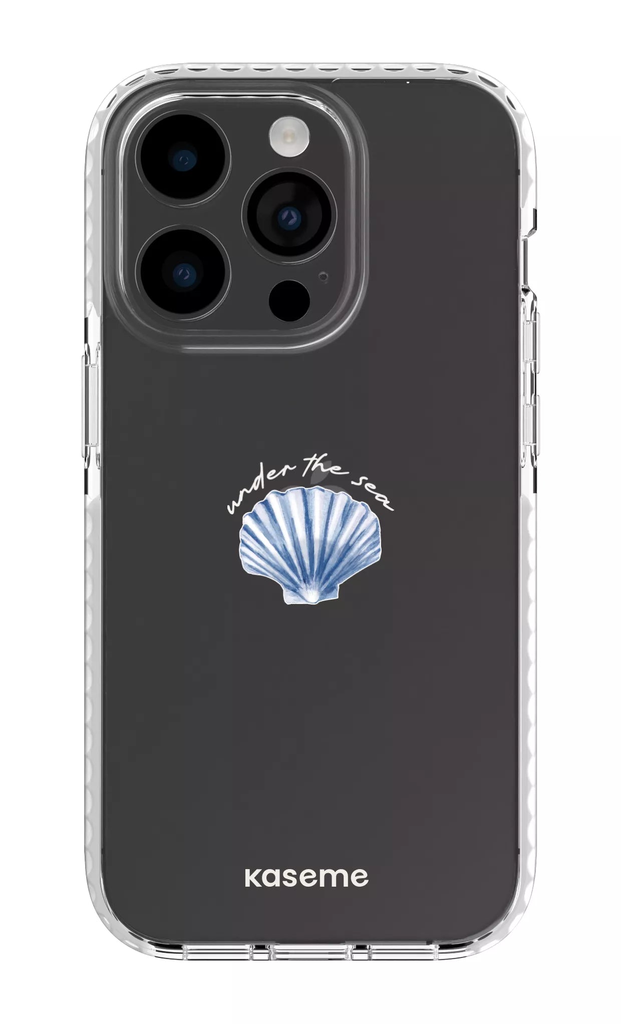 iPhone 14 Pro Clear Case white Sealia Clear Case -