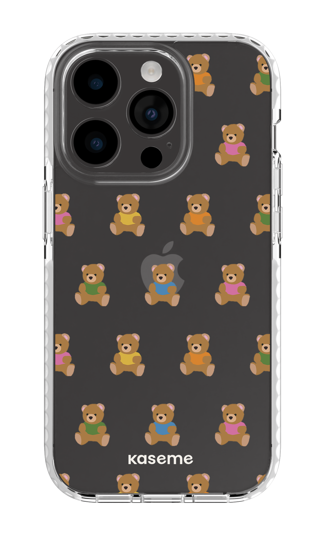iPhone 14 Pro Clear Case white Teddy Clear Case -