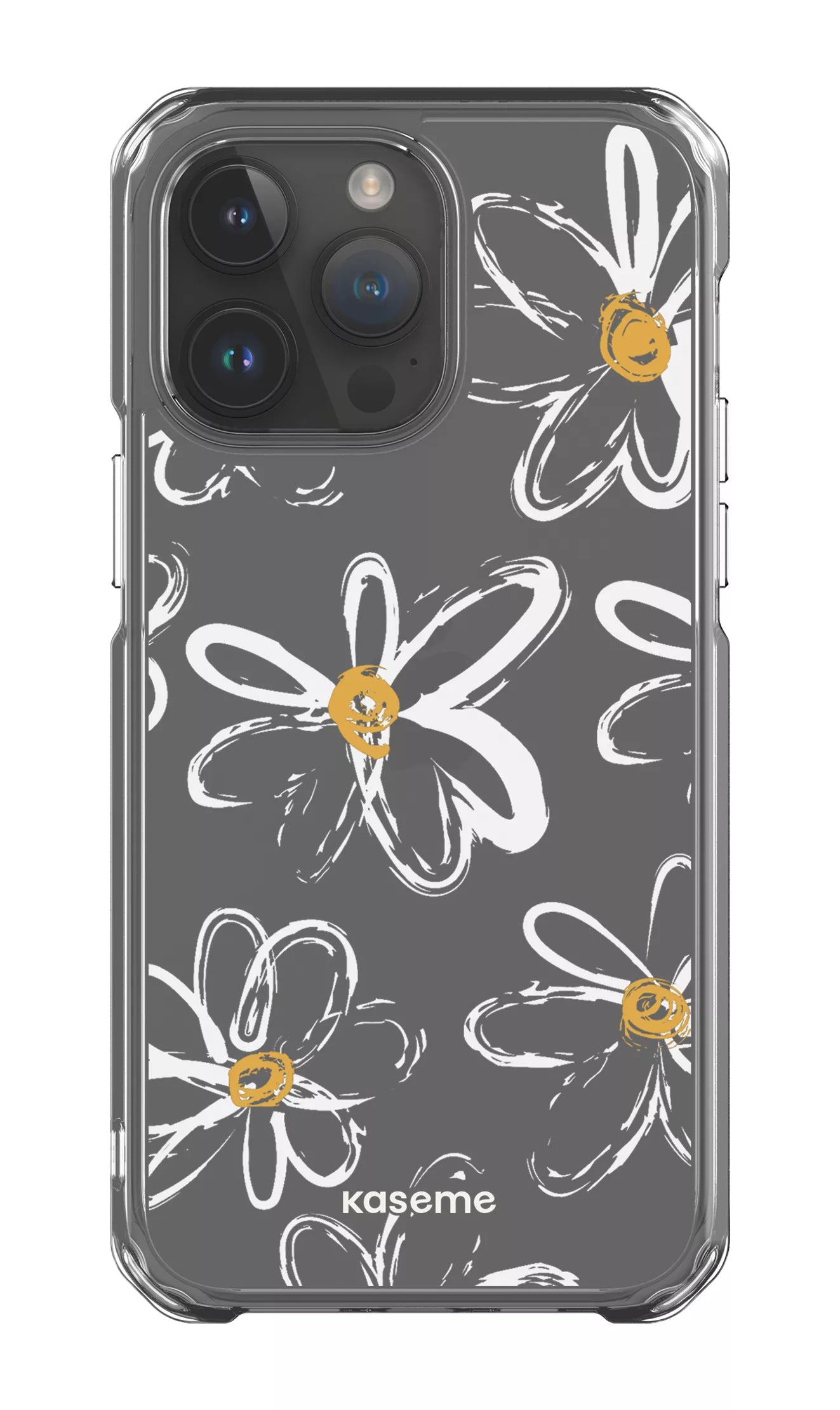 iPhone 14 Pro Max Clear Case Give me flowers Clear Case -