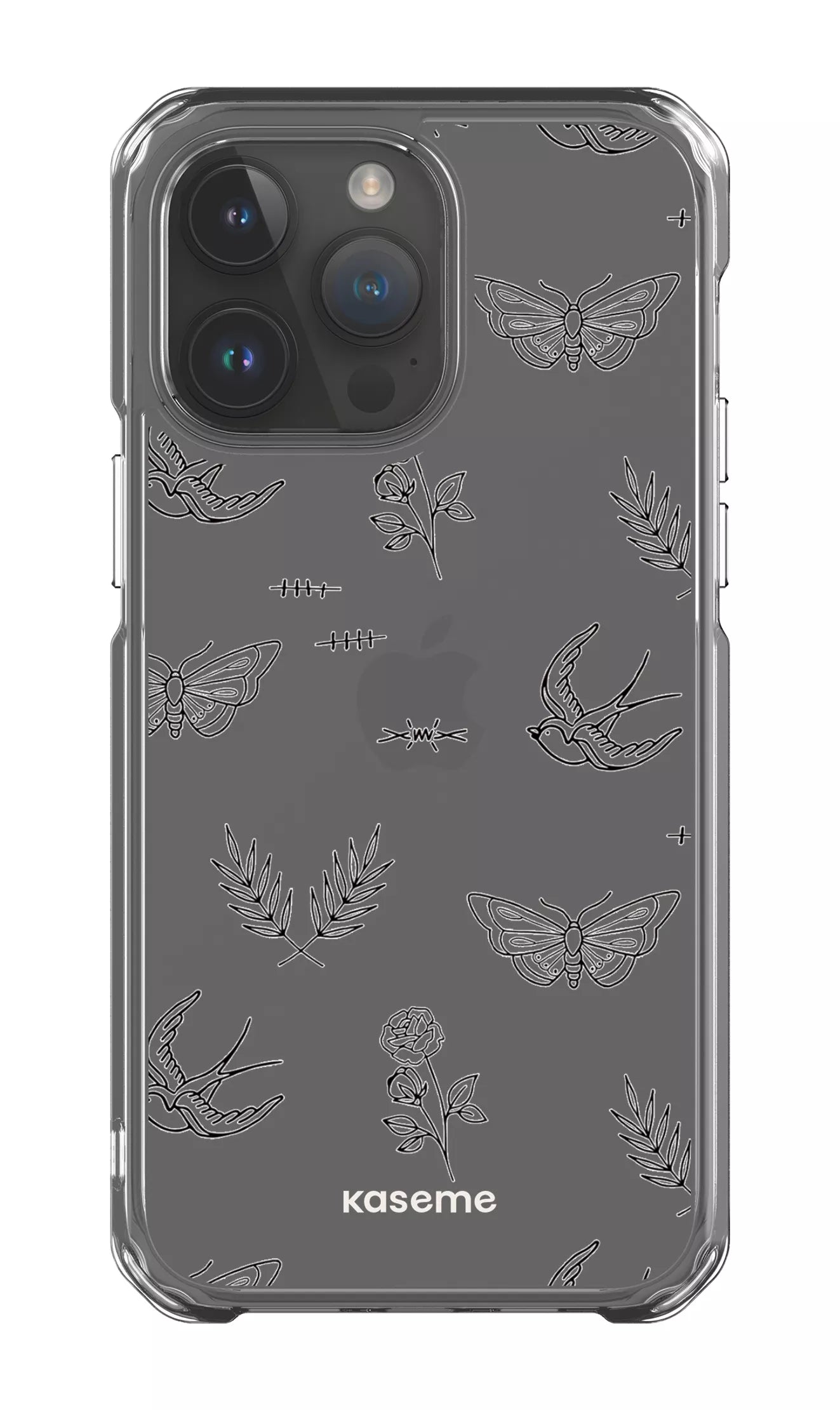 iPhone 14 Pro Max Clear Case Ink Clear Case -