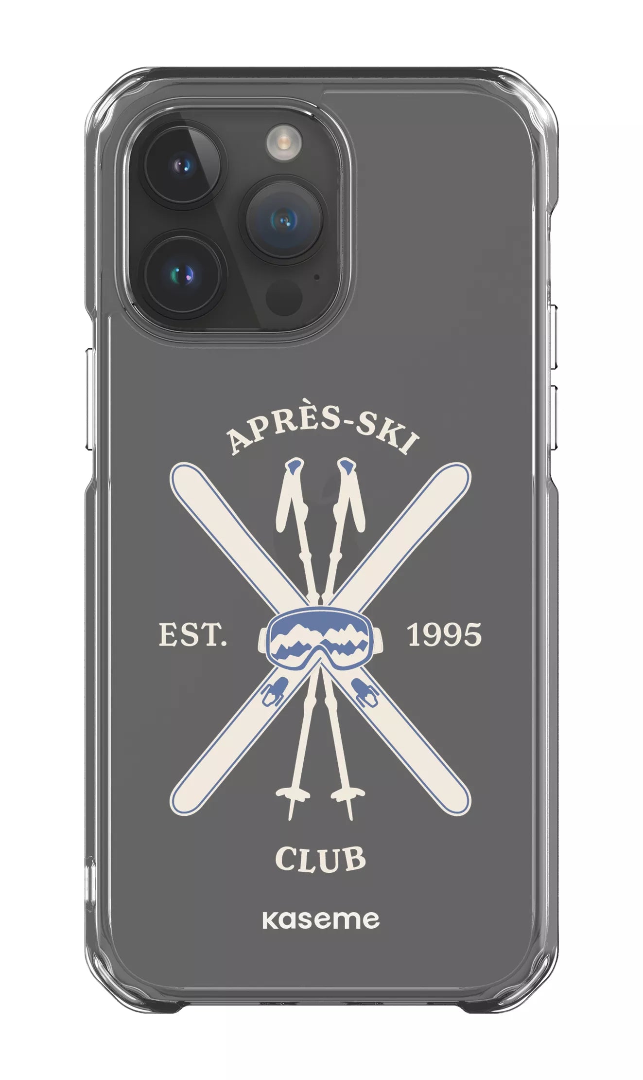 iPhone 14 Pro Max Clear Case Off-Track Clear Case -