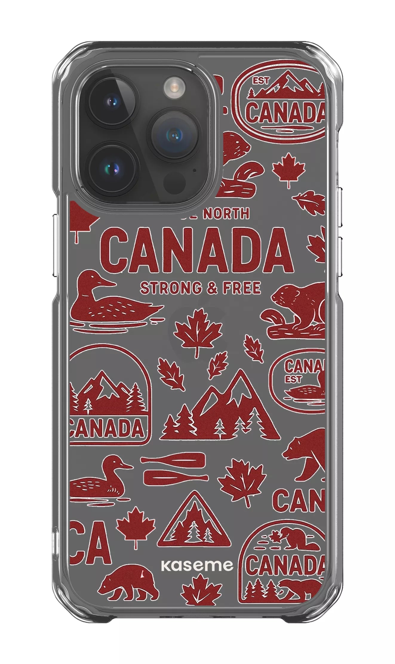 iPhone 14 Pro Max Clear Case Oh Canada Clear Case -