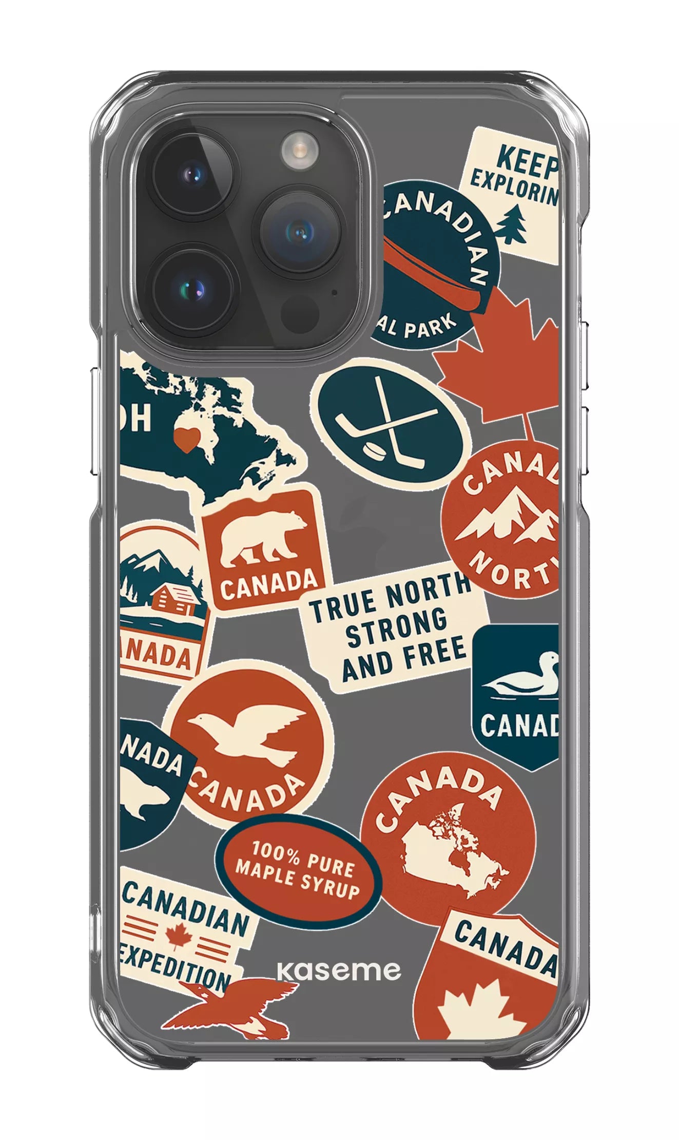 iPhone 14 Pro Max Clear Case Oh Maple Clear Case -