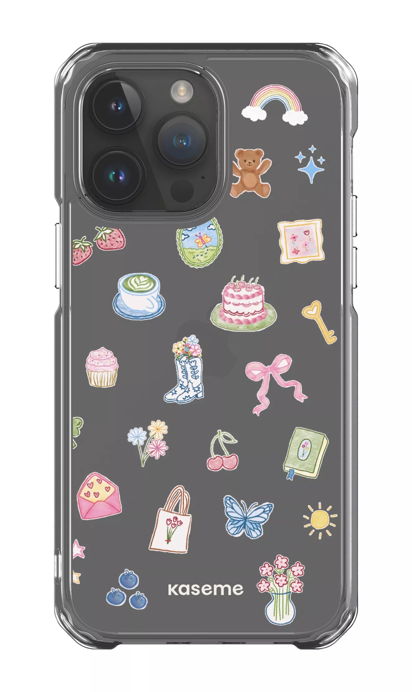 iPhone 14 Pro Max Clear Case Poetry Clear Case -