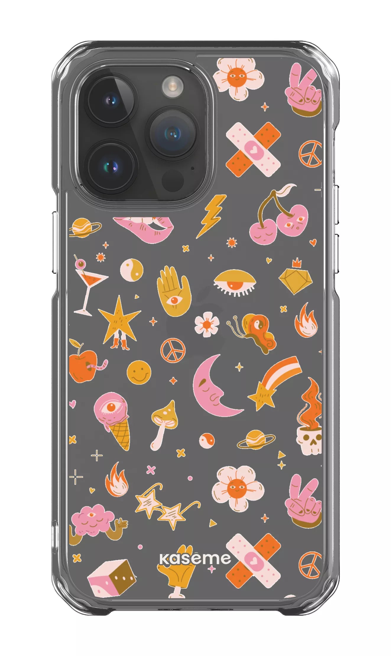 iPhone 14 Pro Max Clear Case Psycho Clear Case -