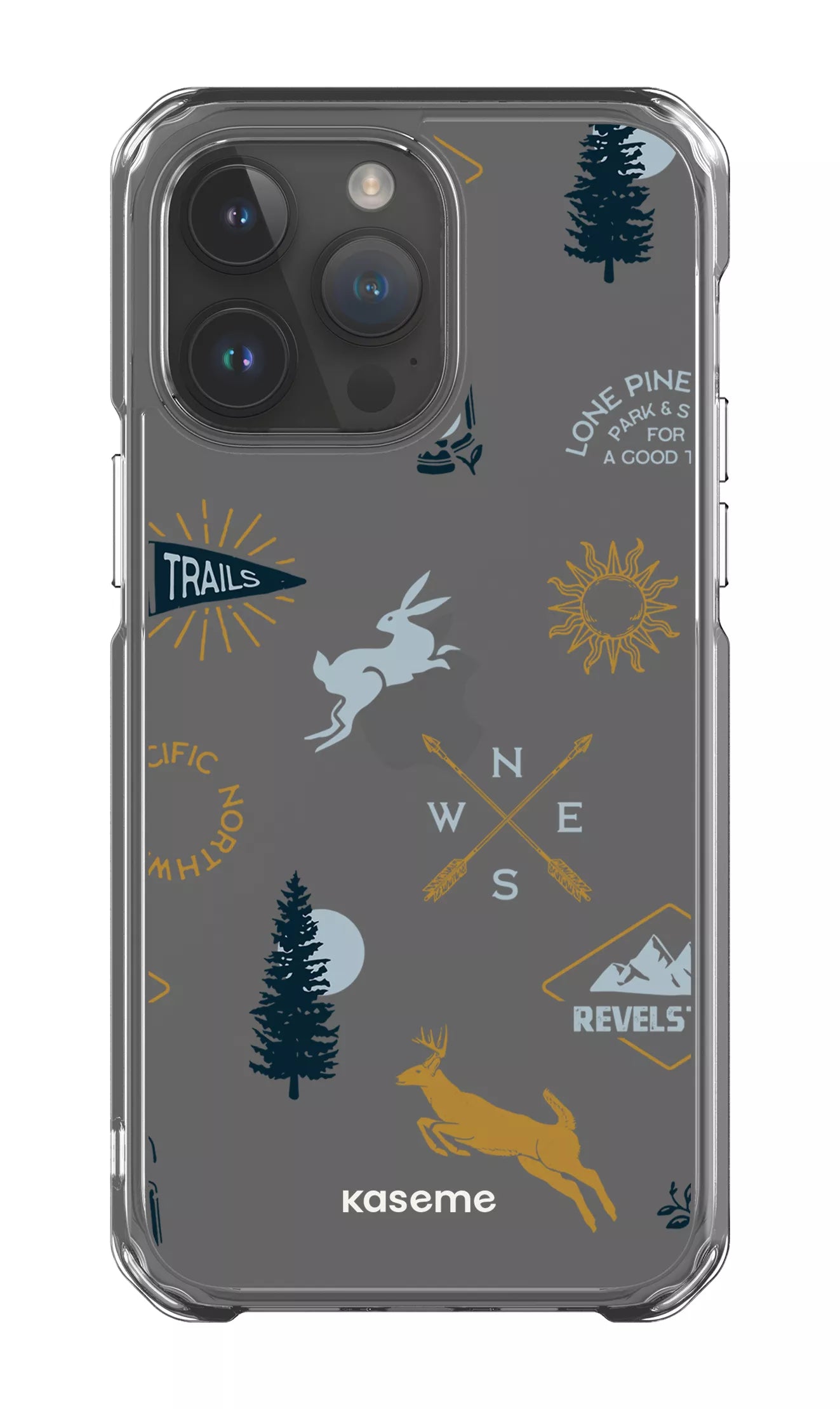 iPhone 14 Pro Max Clear Case Revelstoke white Clear Case -