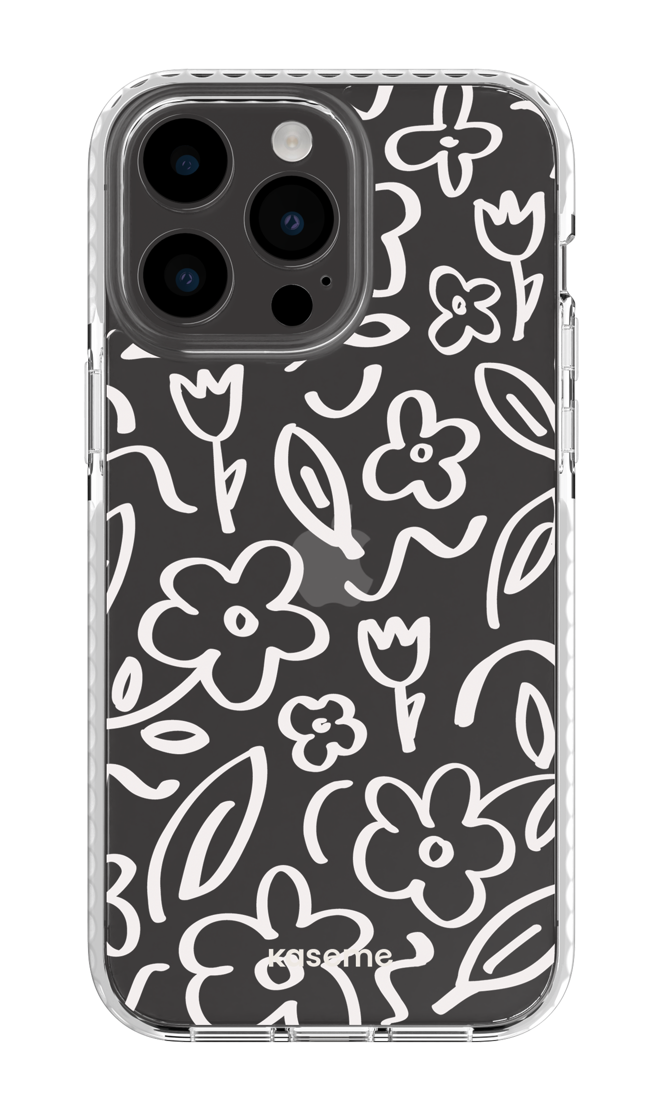 iPhone 14 Pro Max Clear Case White Brooklyn Clear Case -