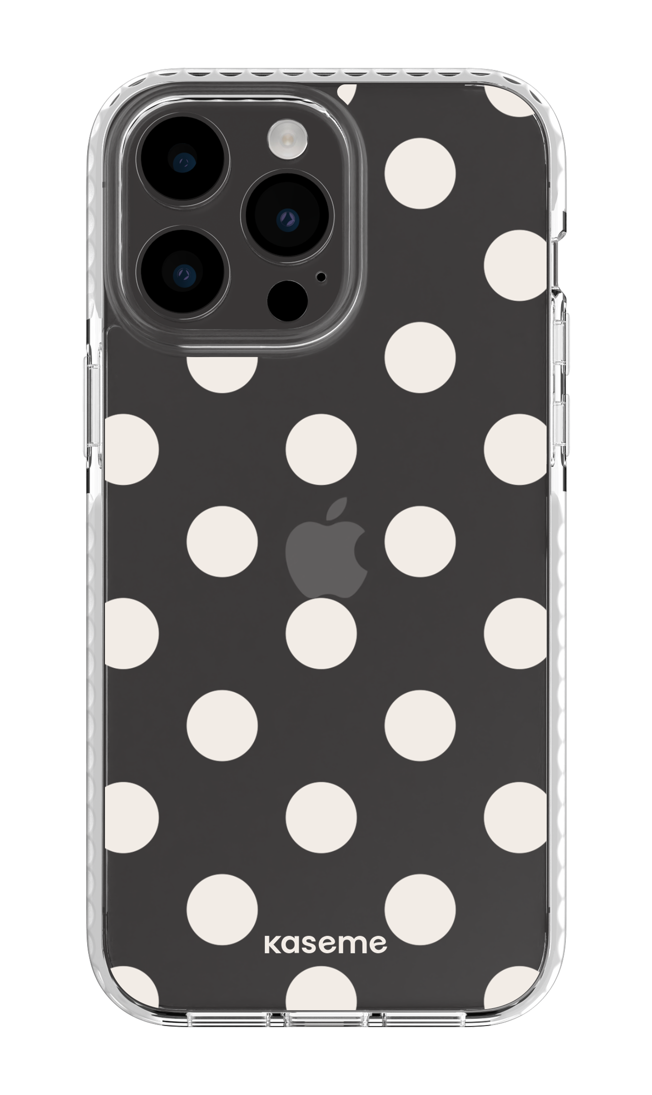 iPhone 14 Pro Max Clear Case White Couture Clear Case -