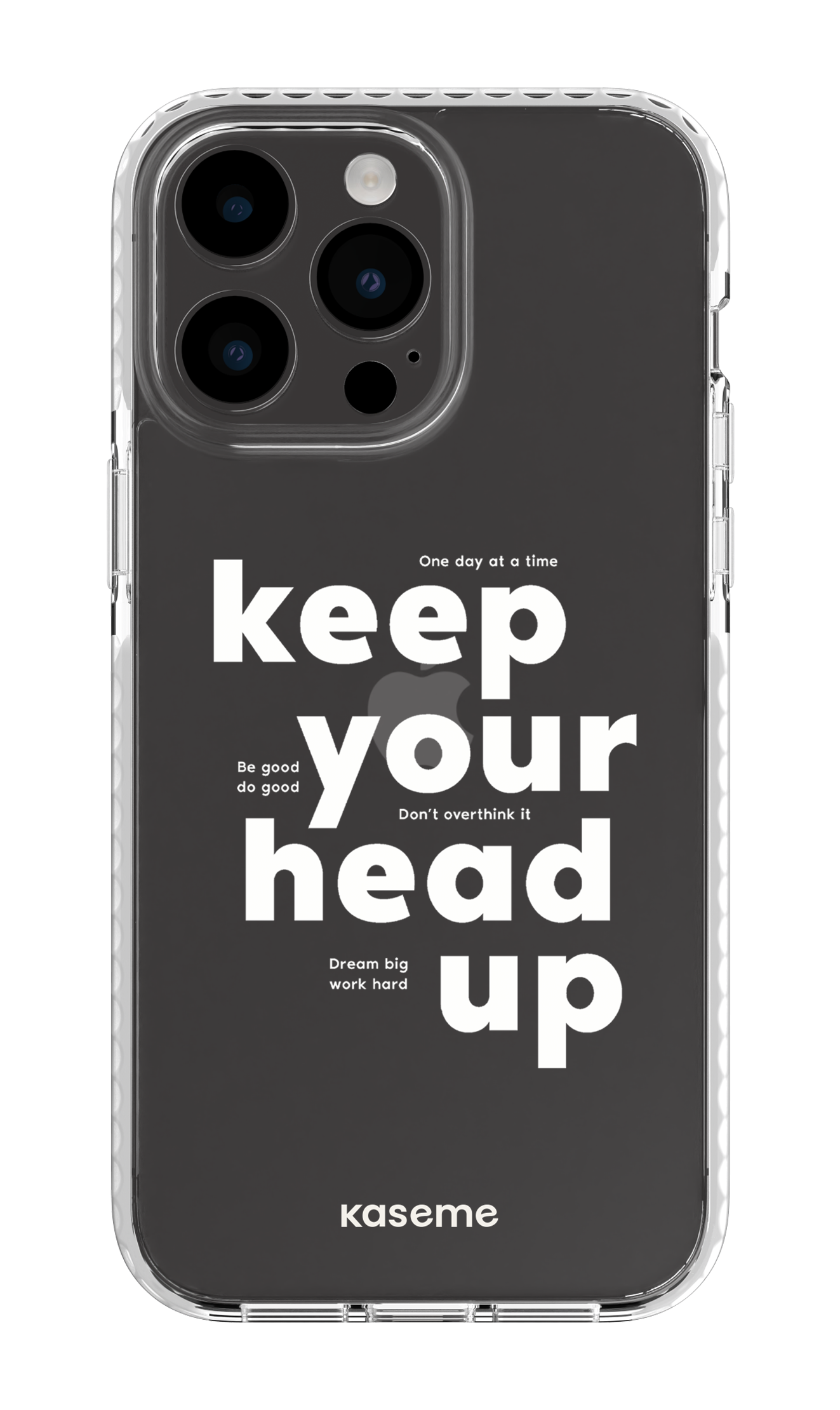 iPhone 14 Pro Max Clear Case White Mindset Clear Case -